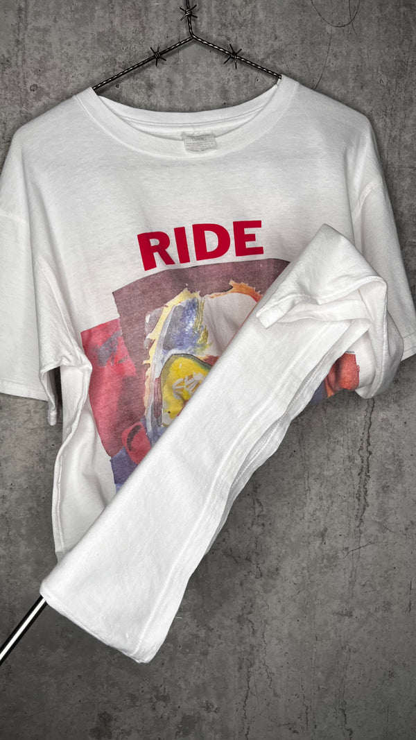 RIDE GOING BLANK AGAIN ALBUM ART EURO TEE