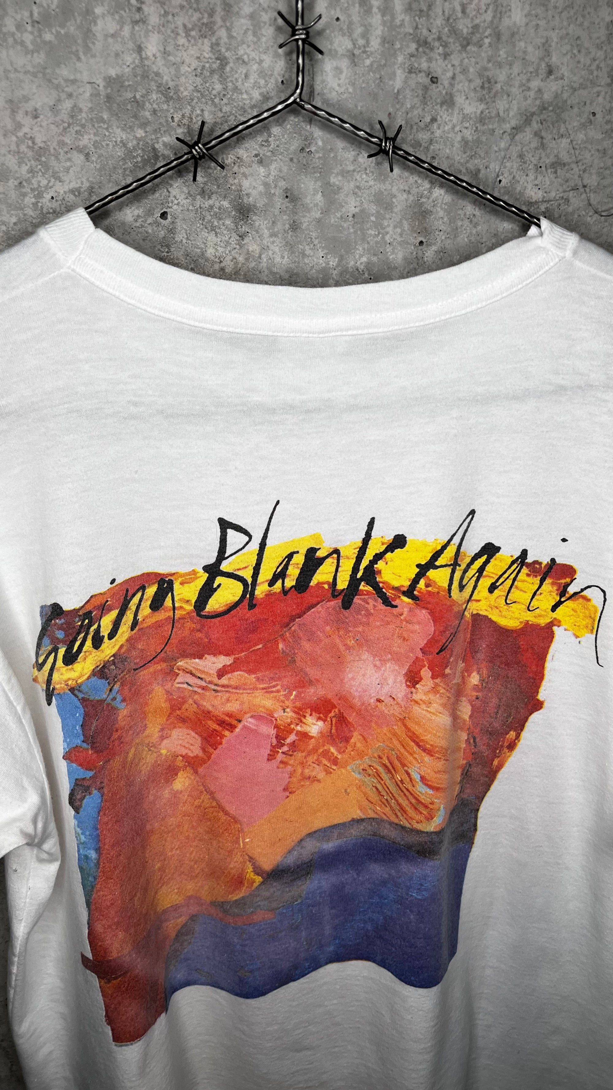 RIDE GOING BLANK AGAIN ALBUM ART EURO TEE