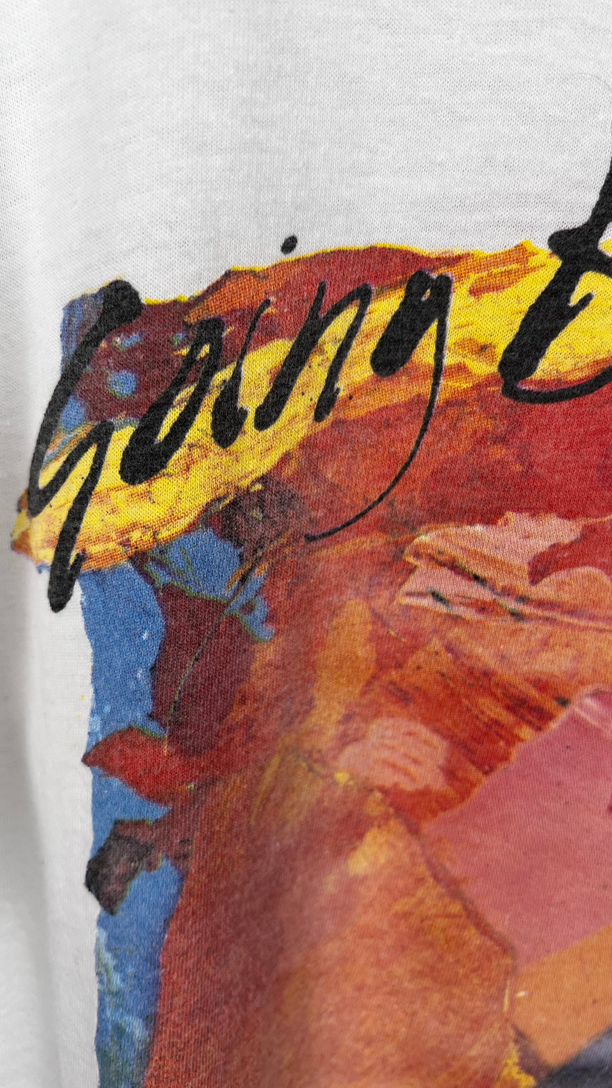 RIDE GOING BLANK AGAIN ALBUM ART EURO TEE