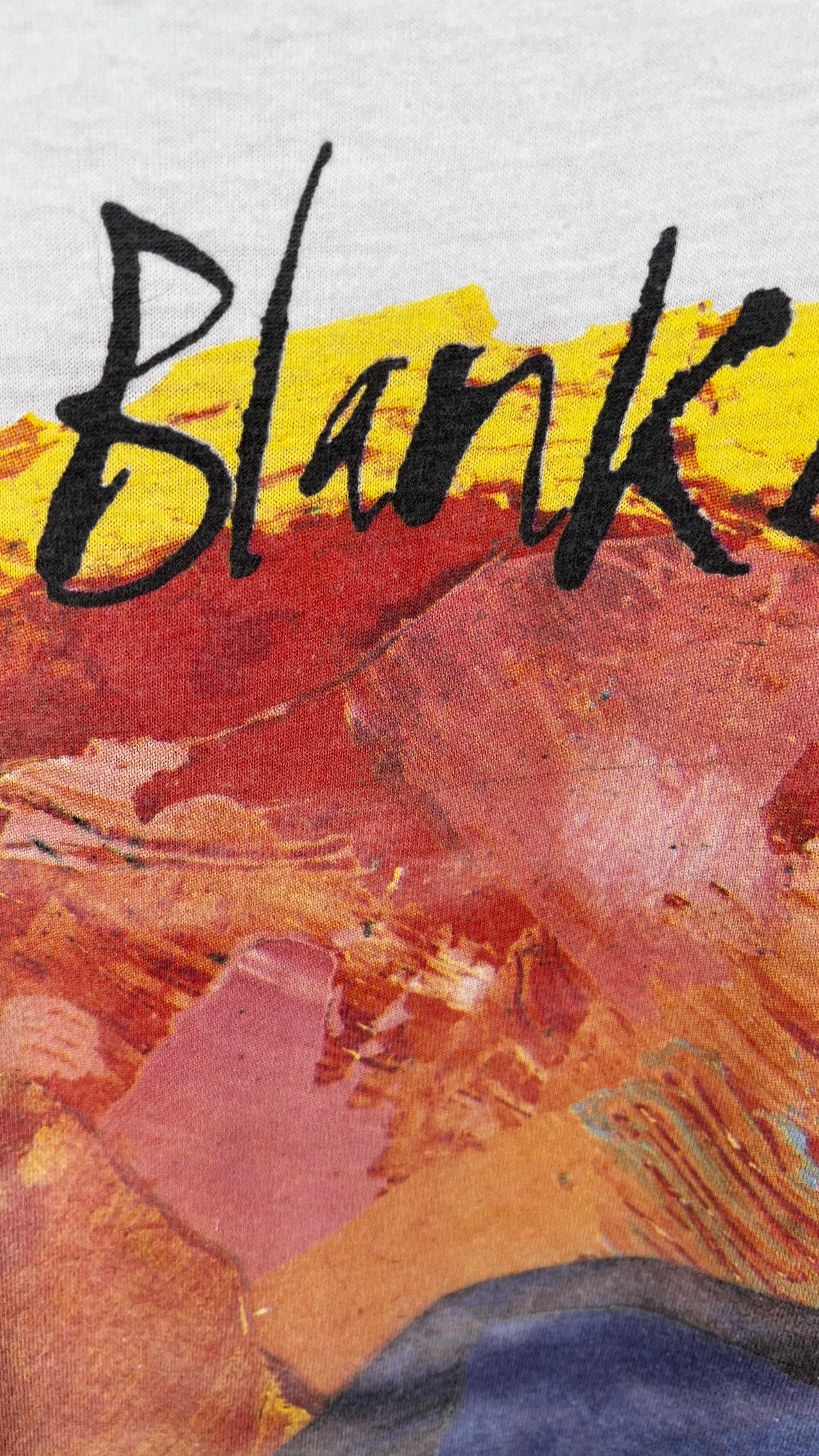 RIDE GOING BLANK AGAIN ALBUM ART EURO TEE