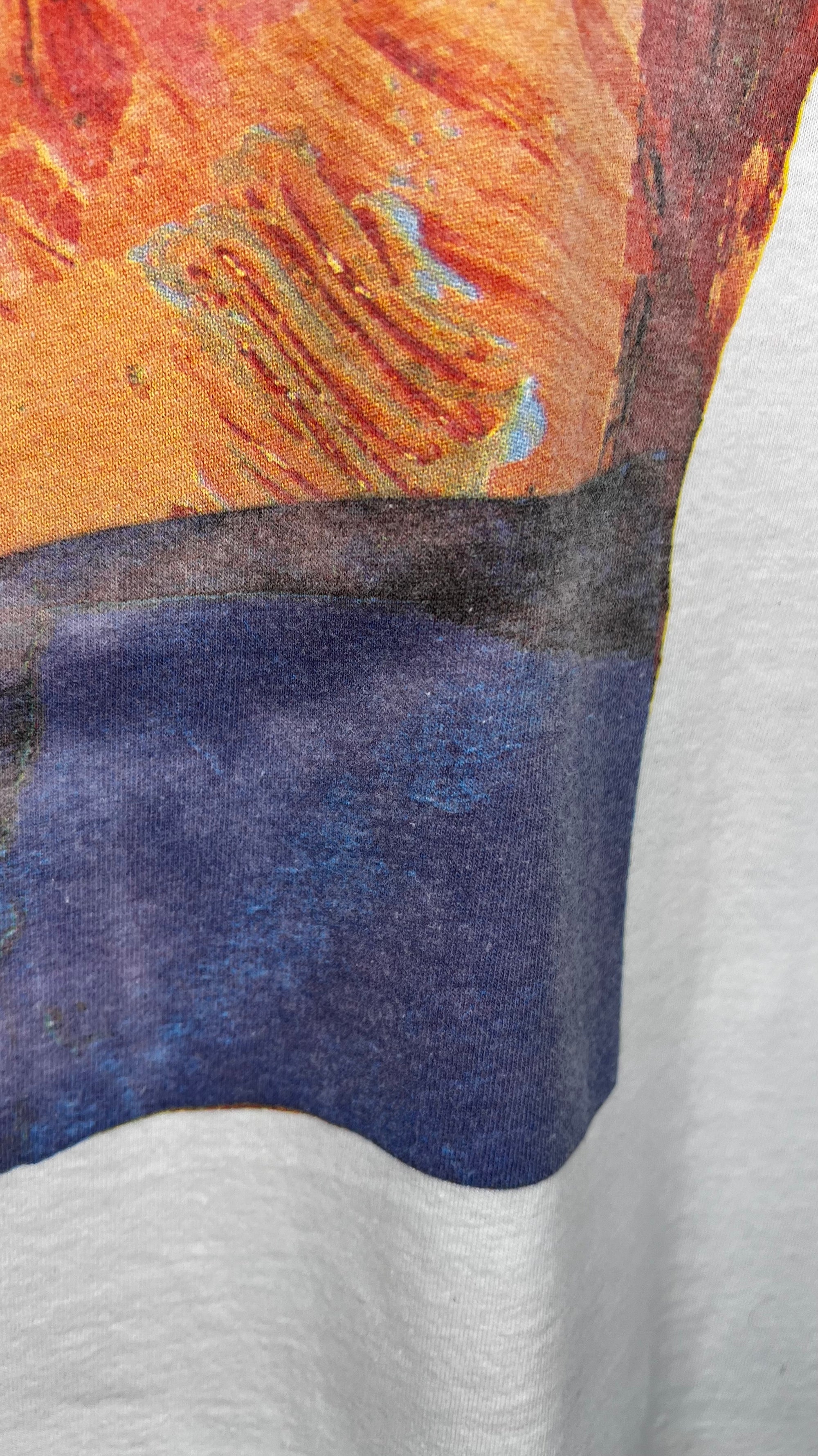 RIDE GOING BLANK AGAIN ALBUM ART EURO TEE