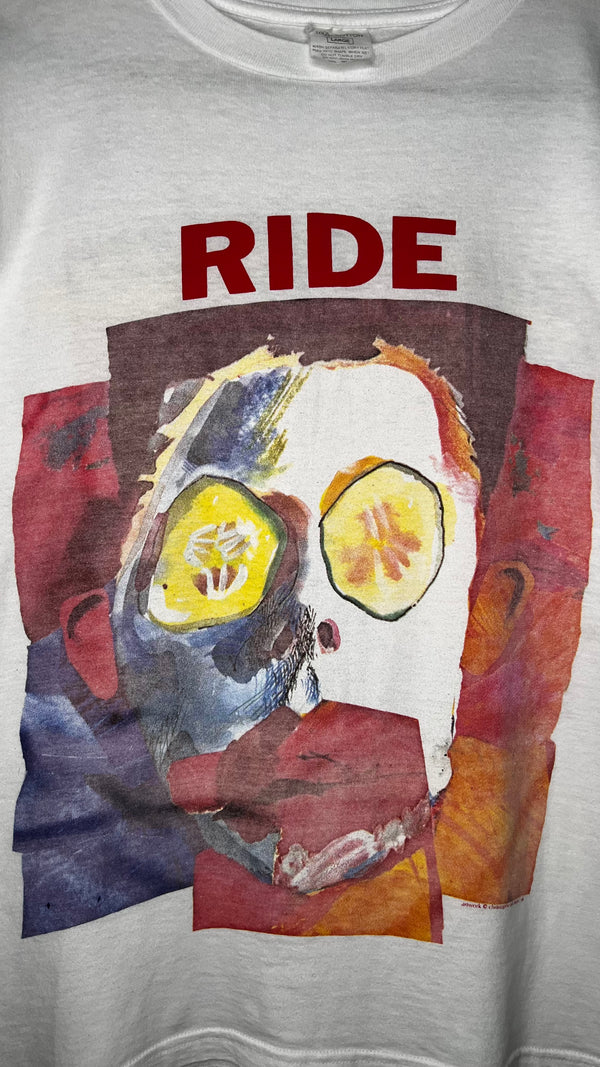 RIDE GOING BLANK AGAIN ALBUM ART EURO TEE