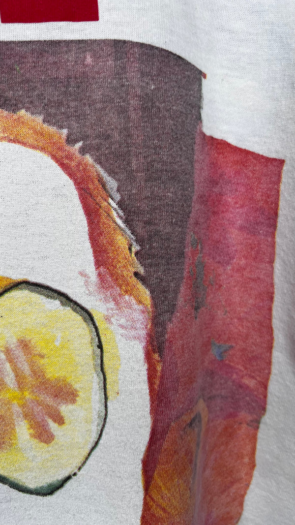 RIDE GOING BLANK AGAIN ALBUM ART EURO TEE