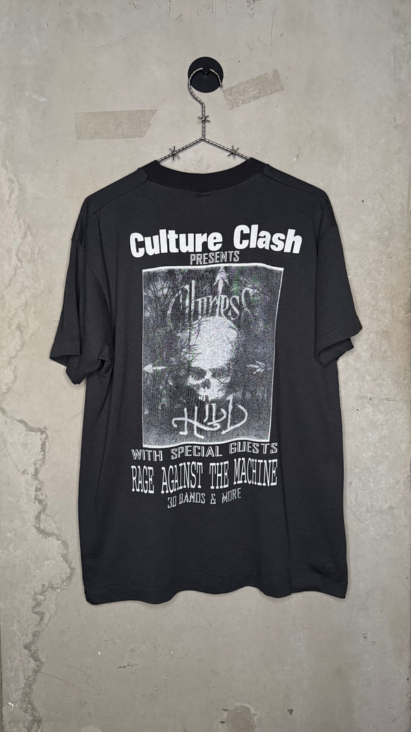 RAGE AGAINST THE MACHINE CYPRESS HILL CULTURE CLASH BENEFIT CONCERT 94’ LOT TEE