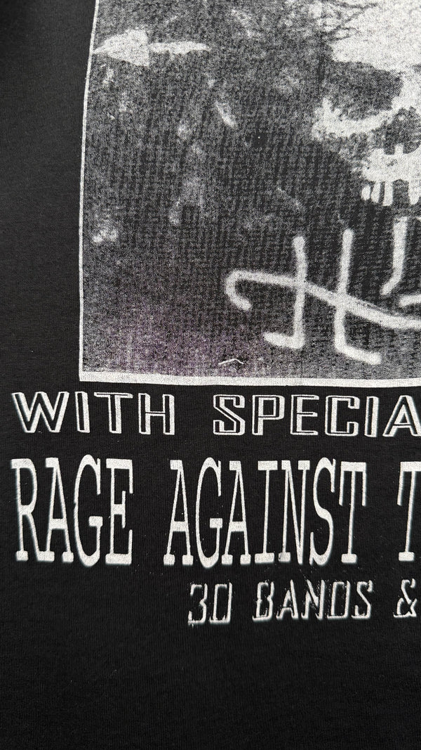 RAGE AGAINST THE MACHINE CYPRESS HILL CULTURE CLASH BENEFIT CONCERT 94’ LOT TEE