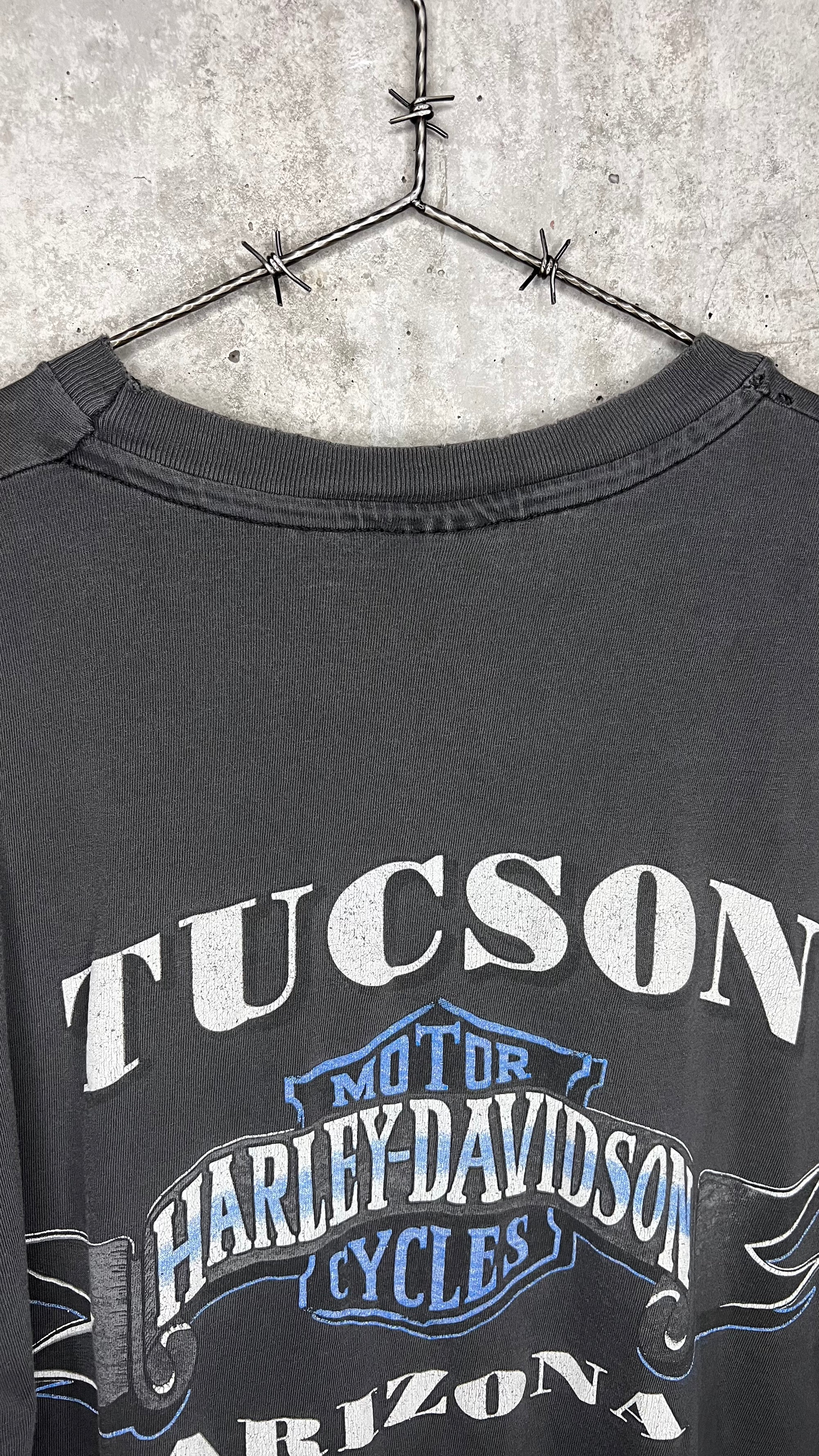 HARLEY DAVIDSON BLUE & PURPLE LIGHTNING TEE | TUCSON AZ BACK HIT