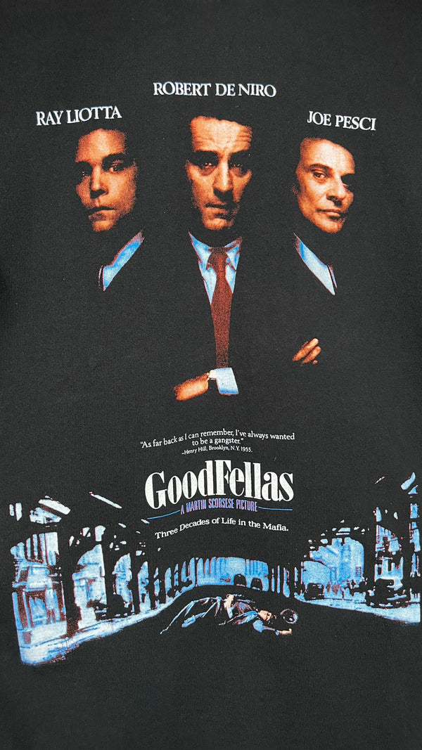GOODFELLAS POSTER PRINT MOVIE TEE | ROBERT DE NIRO, JOE PESCI & RAY LIOTTA