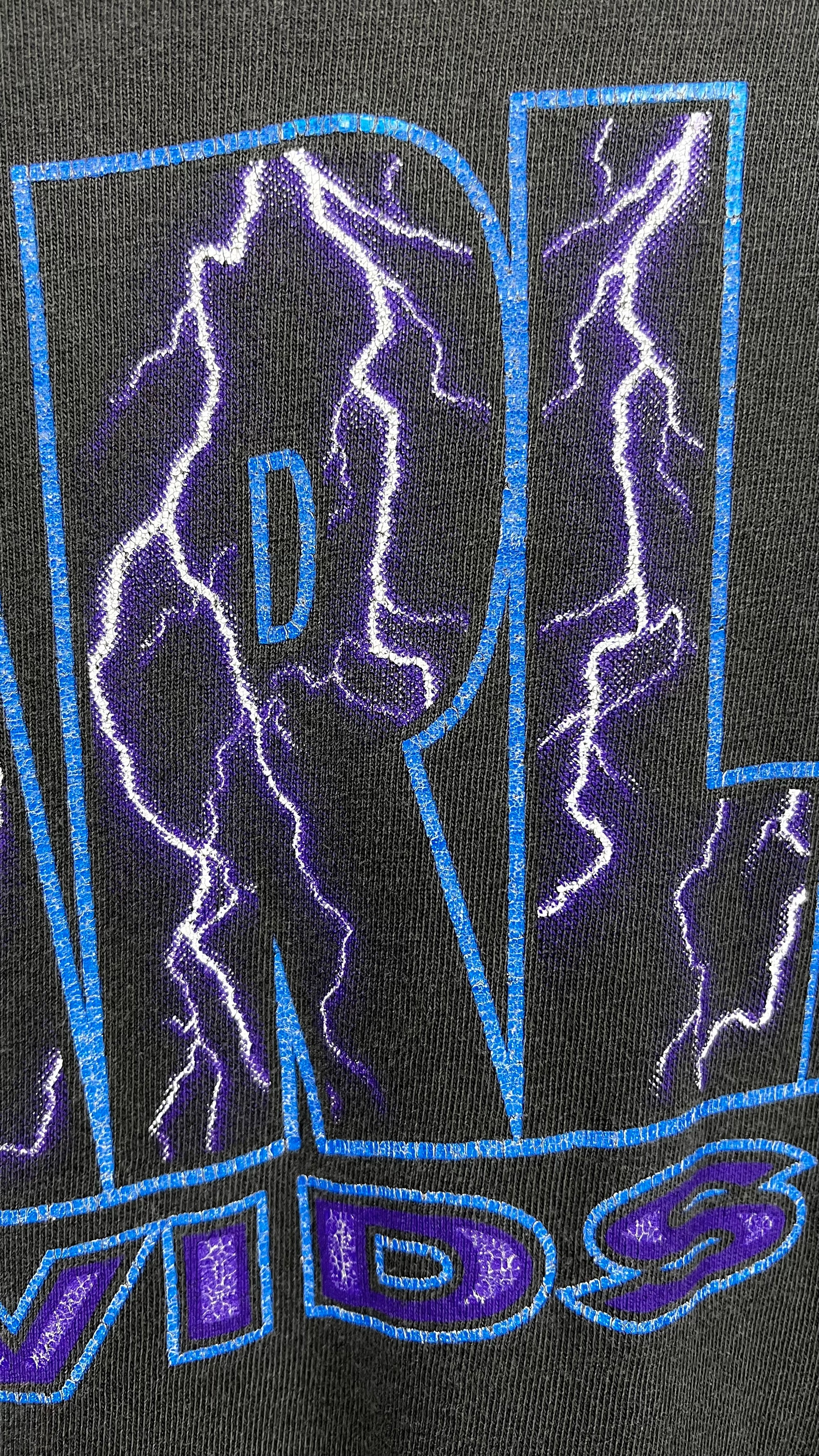 HARLEY DAVIDSON BLUE & PURPLE LIGHTNING TEE | TUCSON AZ BACK HIT