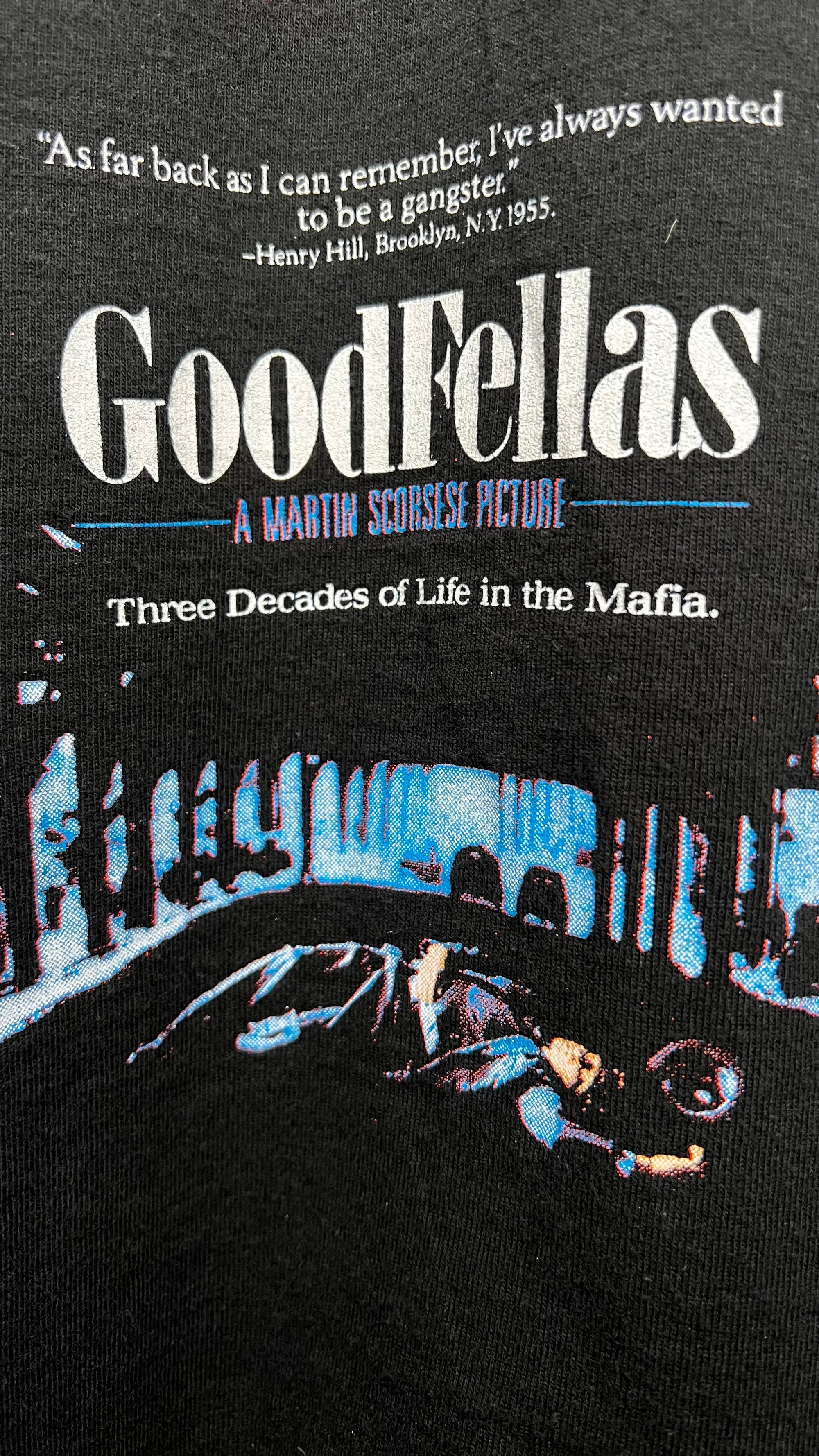 GOODFELLAS POSTER PRINT MOVIE TEE | ROBERT DE NIRO, JOE PESCI & RAY LIOTTA