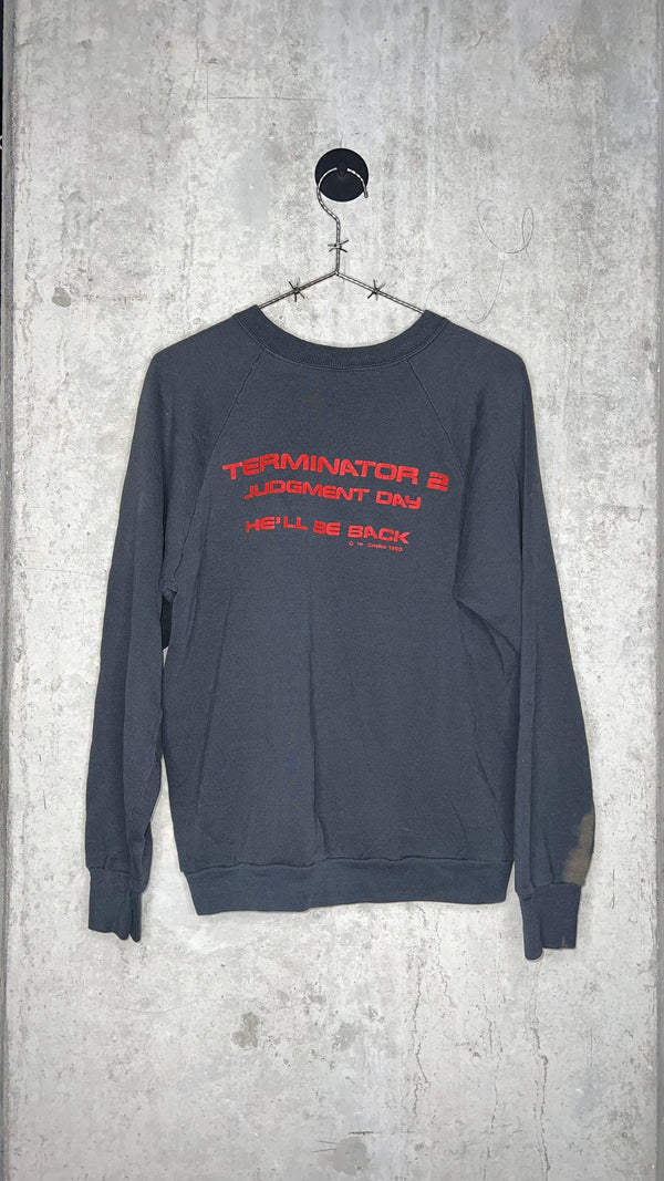 TERMINATOR 2 JUDGEMENT DAY MOVIE PROMO LONG SLEEVE | “HE’LL BE BACK”