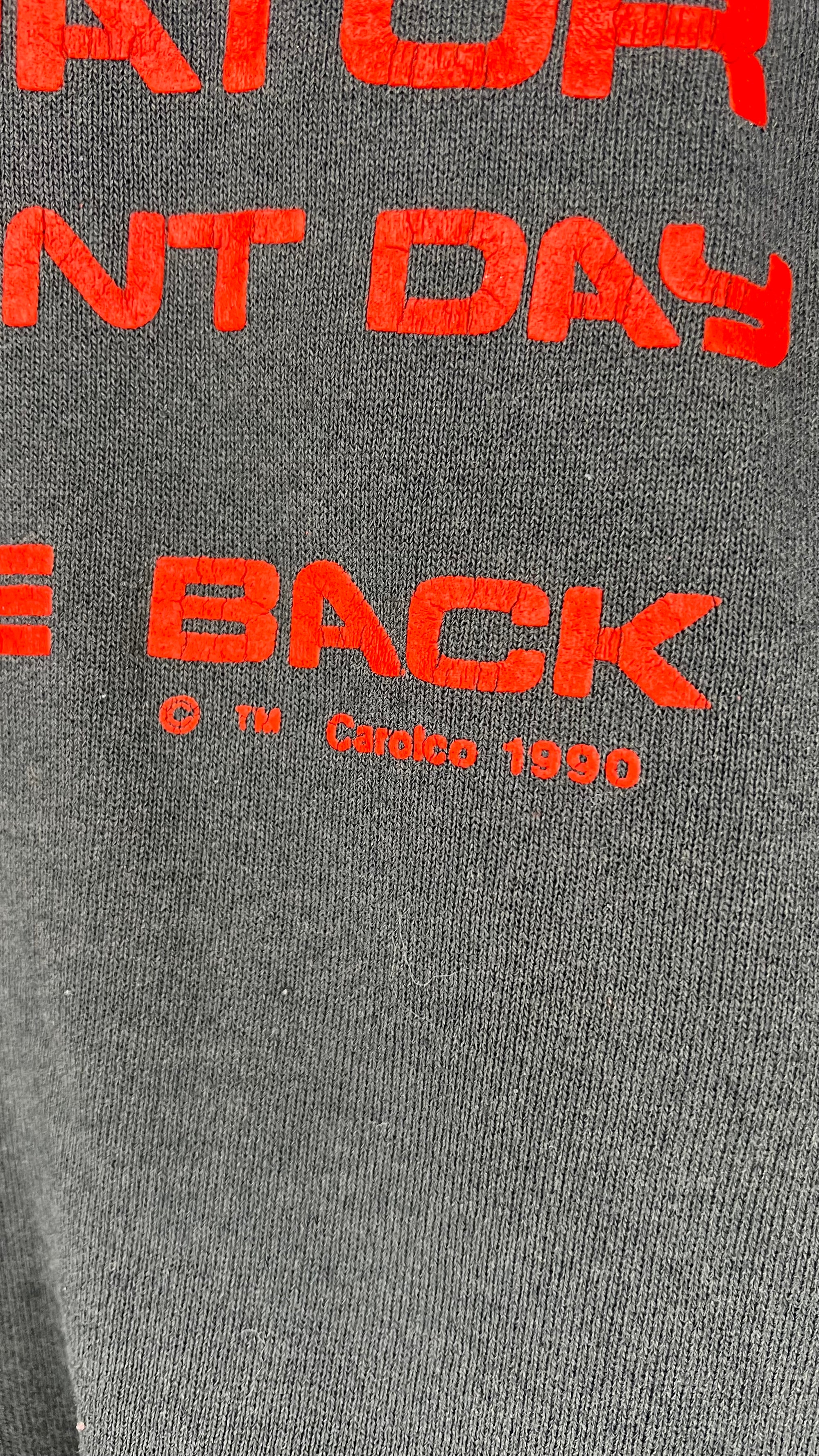 TERMINATOR 2 JUDGEMENT DAY MOVIE PROMO LONG SLEEVE | “HE’LL BE BACK”