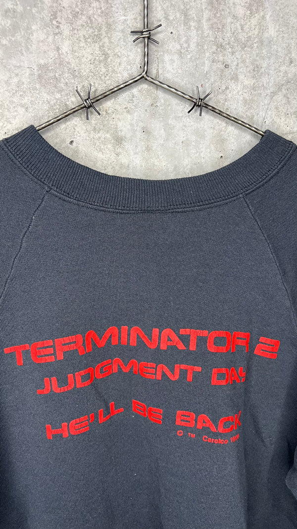 TERMINATOR 2 JUDGEMENT DAY MOVIE PROMO LONG SLEEVE | “HE’LL BE BACK”