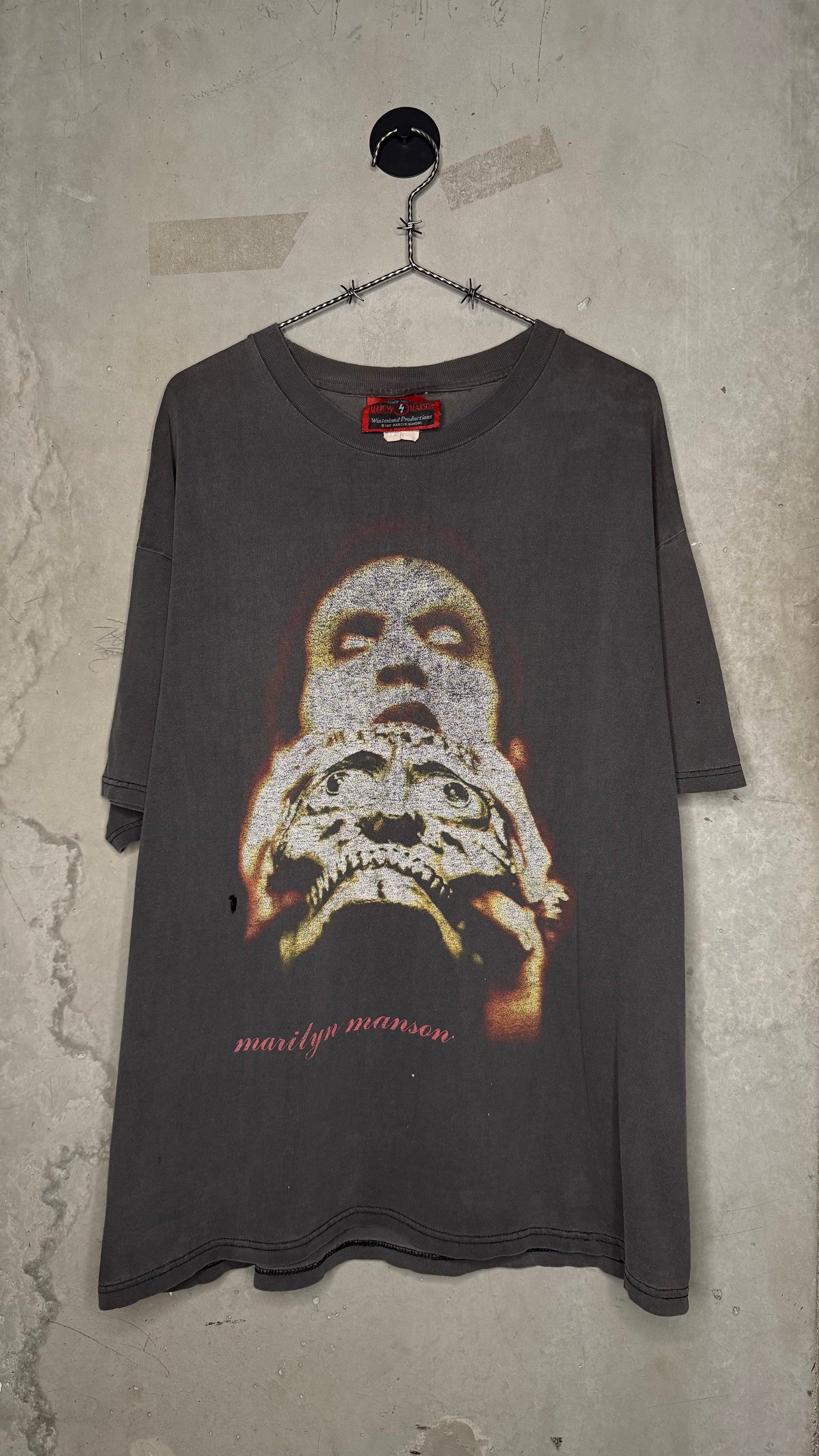 MARILYN MANSON SKULL TEE FADER | ANTICHRIST SUPERSTAR ERA