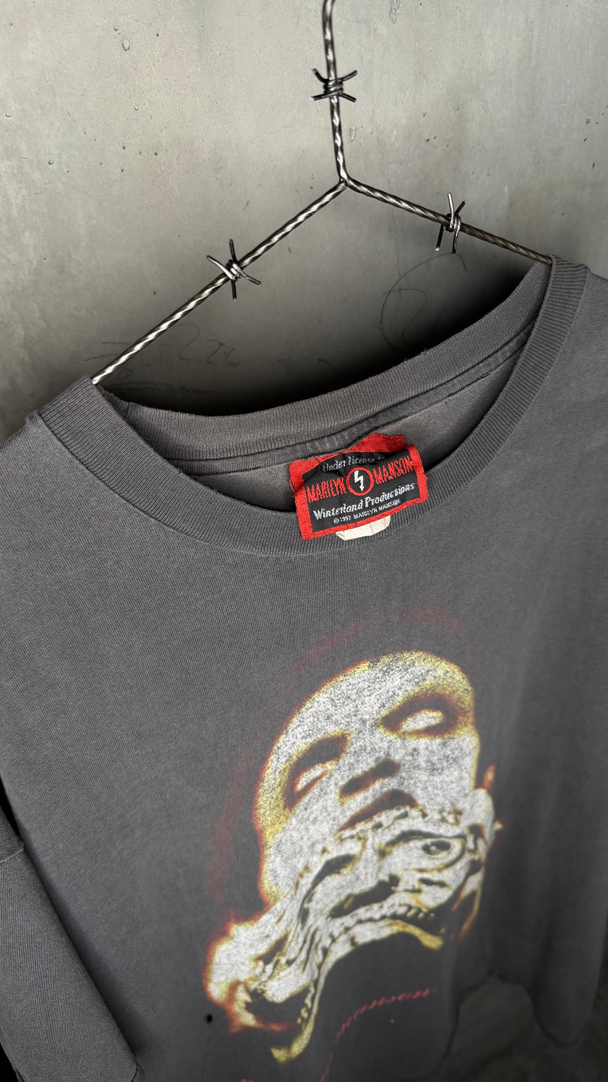 MARILYN MANSON SKULL TEE FADER | ANTICHRIST SUPERSTAR ERA