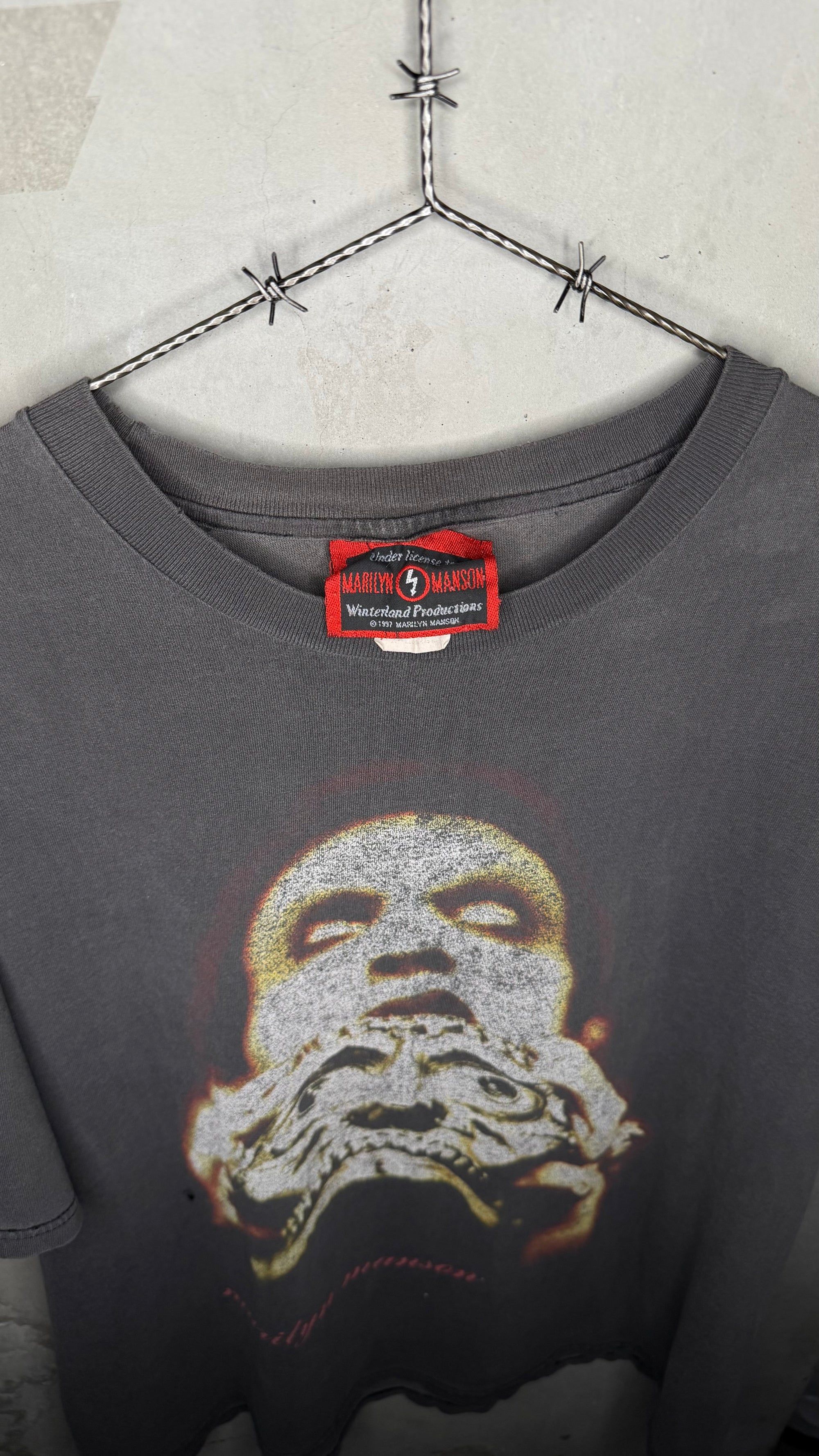 MARILYN MANSON SKULL TEE FADER | ANTICHRIST SUPERSTAR ERA