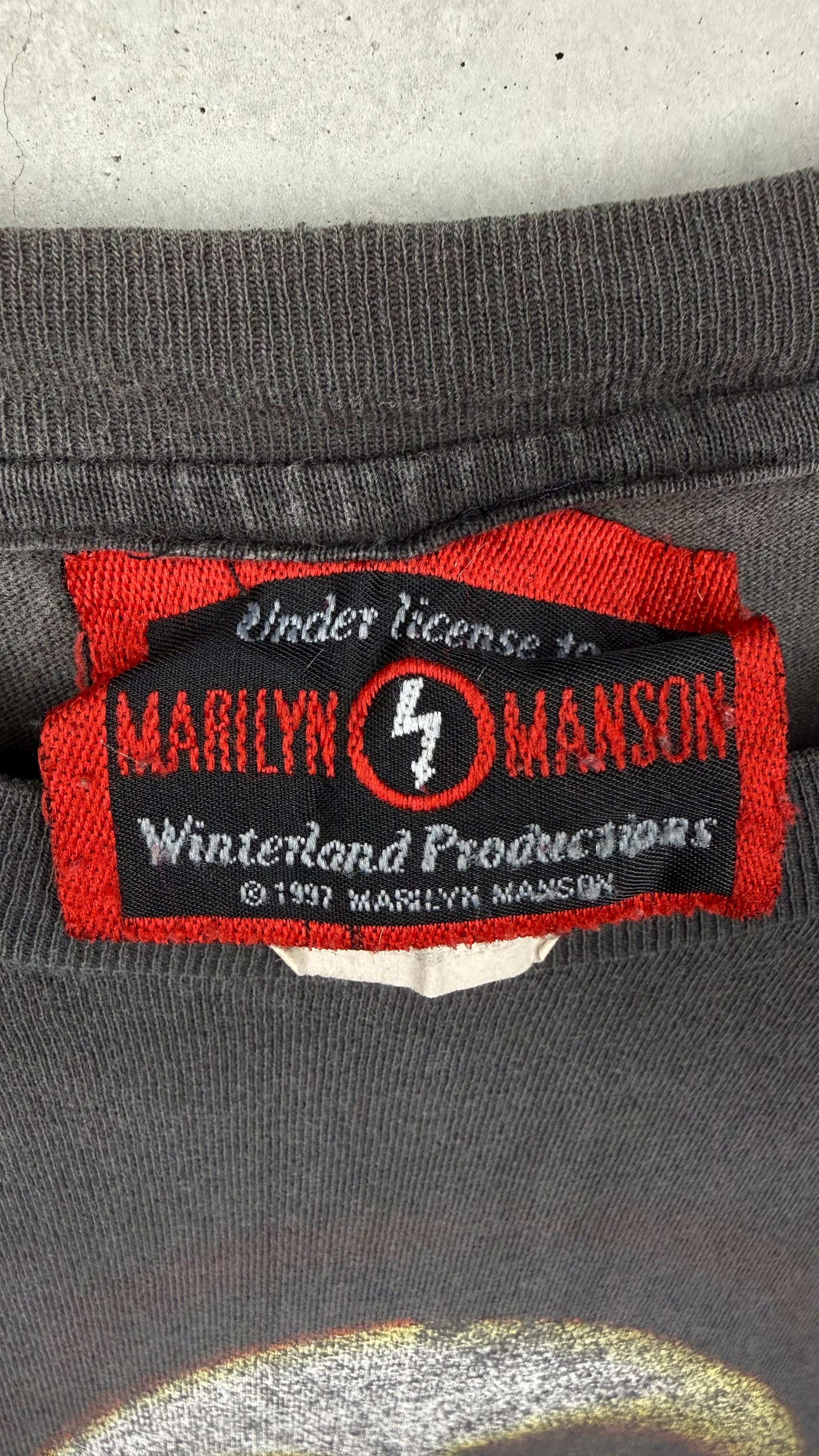 MARILYN MANSON SKULL TEE FADER | ANTICHRIST SUPERSTAR ERA