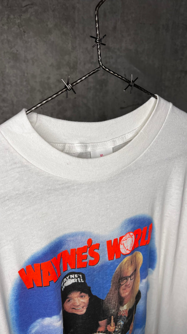 WAYNE’S WORLD TEE | YOU’LL LAUGH. YOU’LL CRY. YOU’LL HURL. | MIKE MYERS &  DANA CARVEY