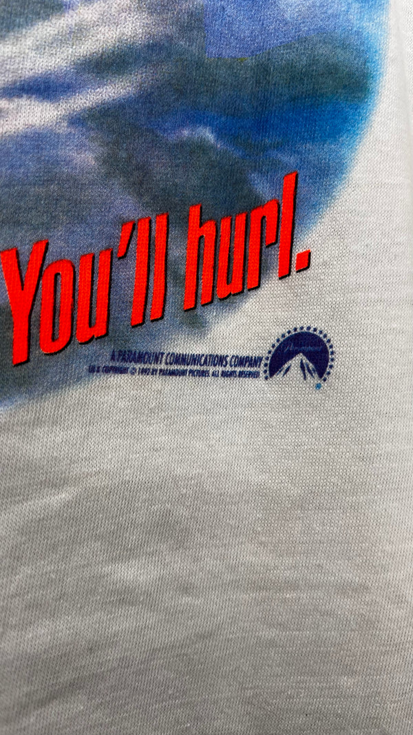 WAYNE’S WORLD TEE | YOU’LL LAUGH. YOU’LL CRY. YOU’LL HURL. | MIKE MYERS &  DANA CARVEY