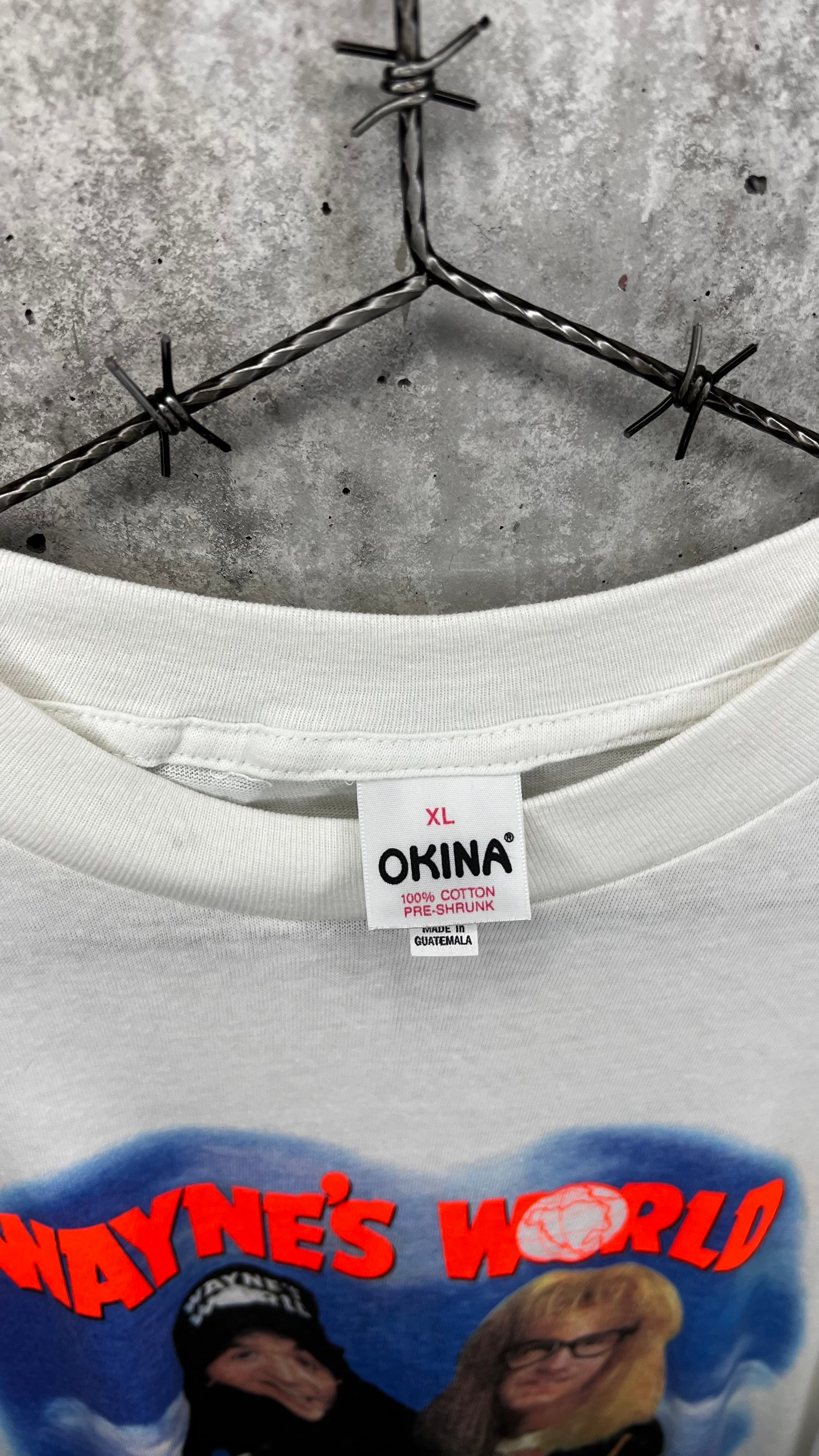 WAYNE’S WORLD TEE | YOU’LL LAUGH. YOU’LL CRY. YOU’LL HURL. | MIKE MYERS &  DANA CARVEY