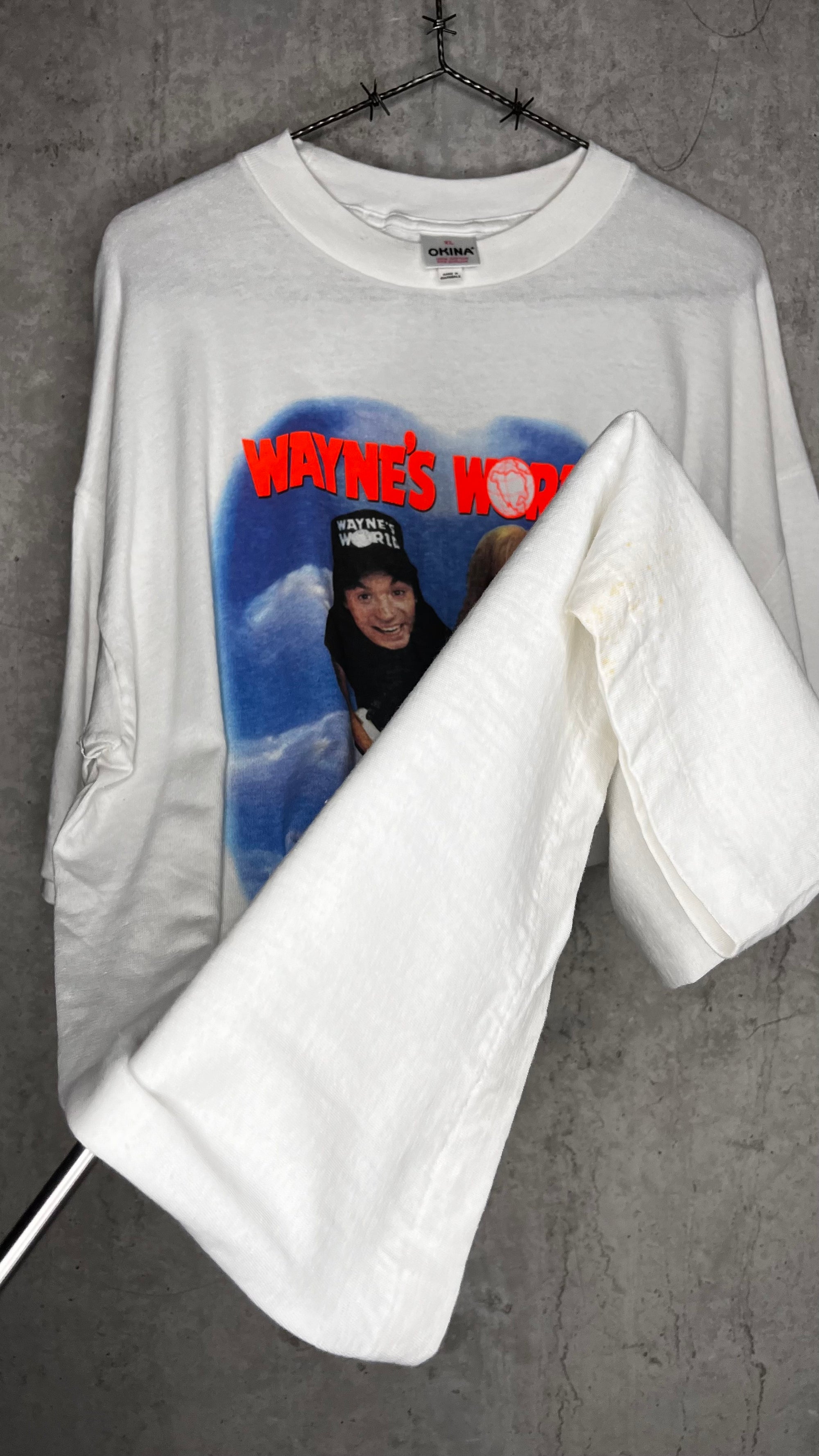 WAYNE’S WORLD TEE | YOU’LL LAUGH. YOU’LL CRY. YOU’LL HURL. | MIKE MYERS &  DANA CARVEY