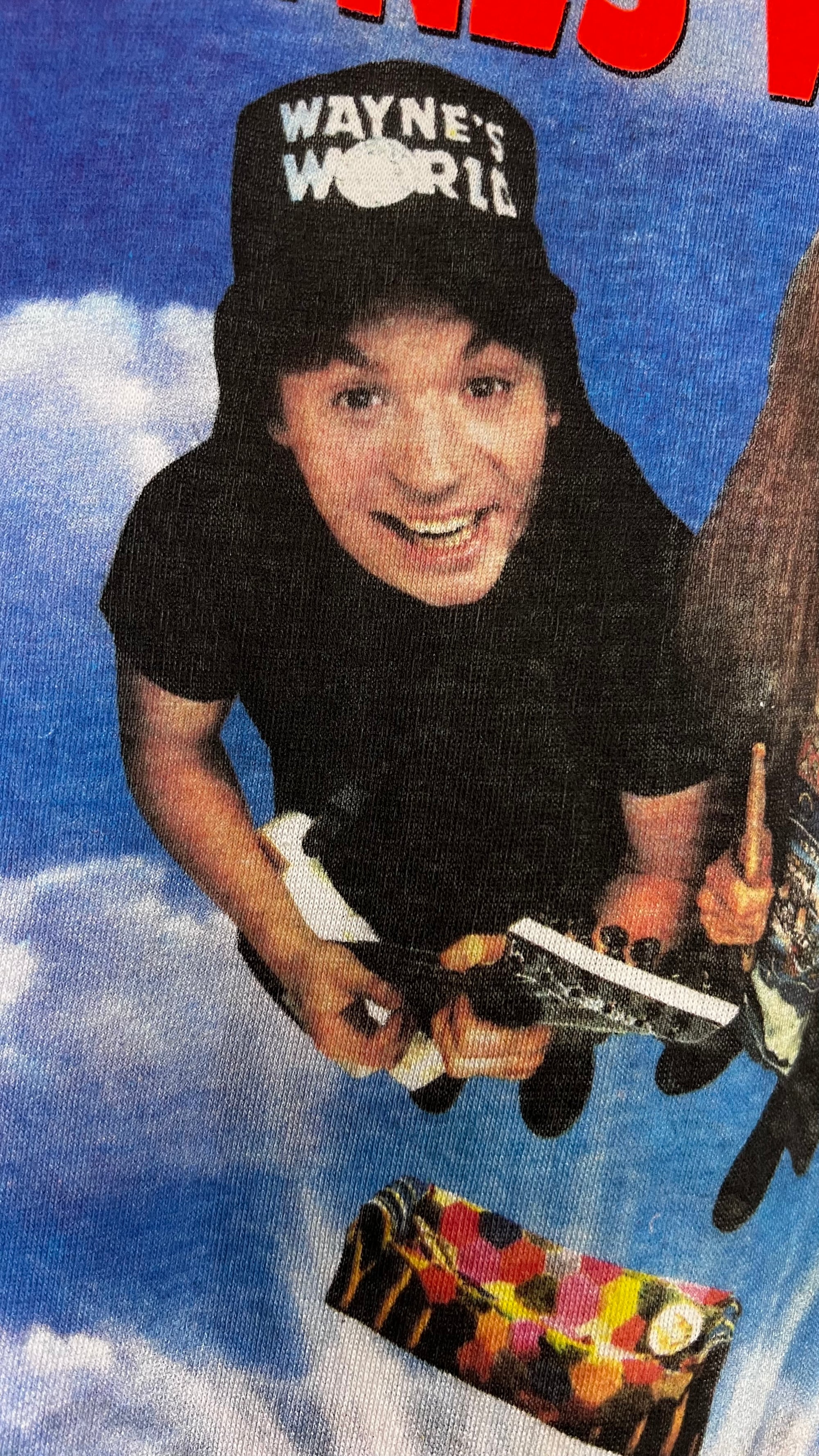 WAYNE’S WORLD TEE | YOU’LL LAUGH. YOU’LL CRY. YOU’LL HURL. | MIKE MYERS &  DANA CARVEY