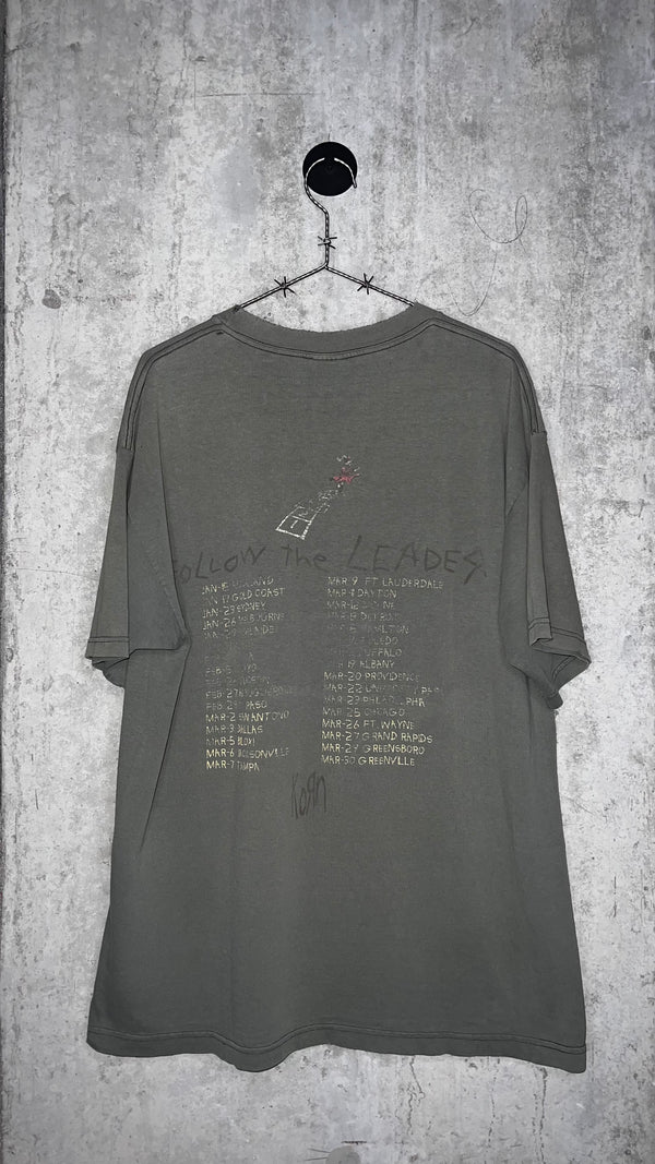 KORN FOLLOW THE LEADER ALBUM TOUR TEE FADER