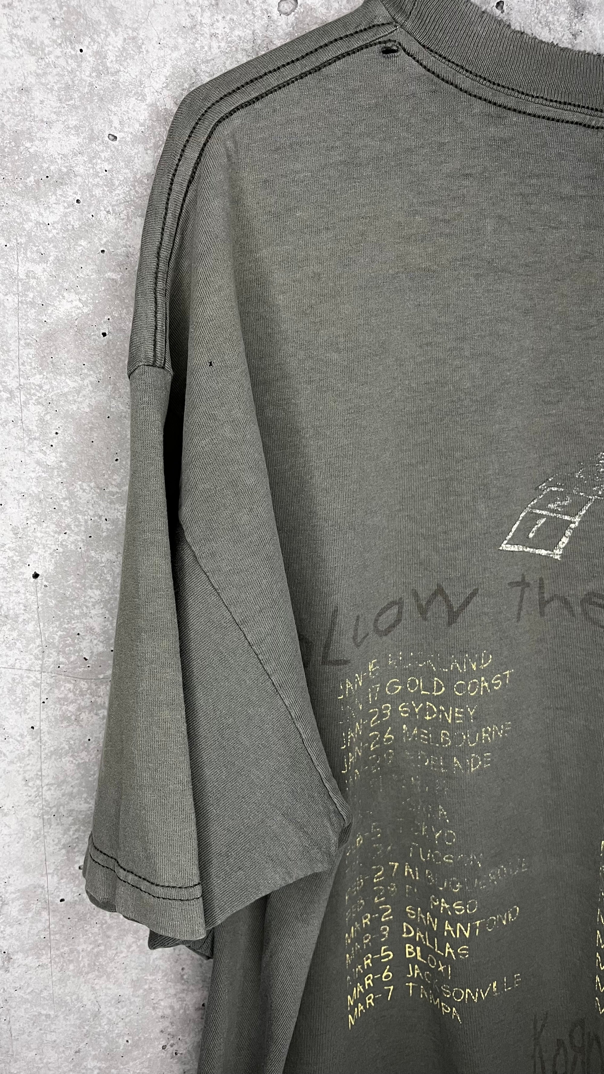 KORN FOLLOW THE LEADER ALBUM TOUR TEE FADER