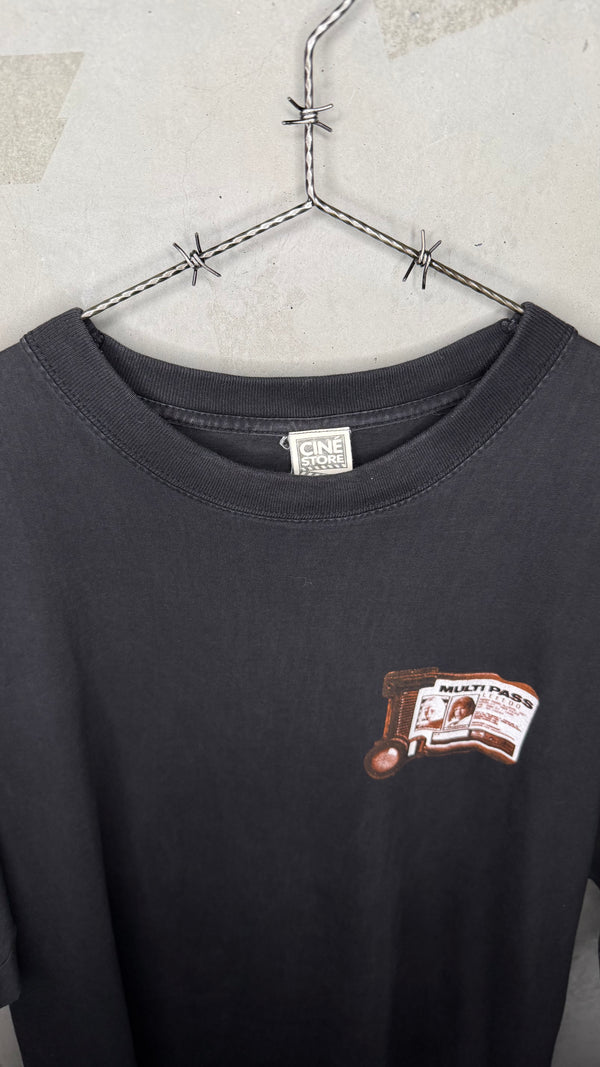 THE FIFTH ELEMENT FRENCH EURO MOVIE PROMO TEE | MULTIPASS & LEELOO SOLO | MILLA JOVOVICH