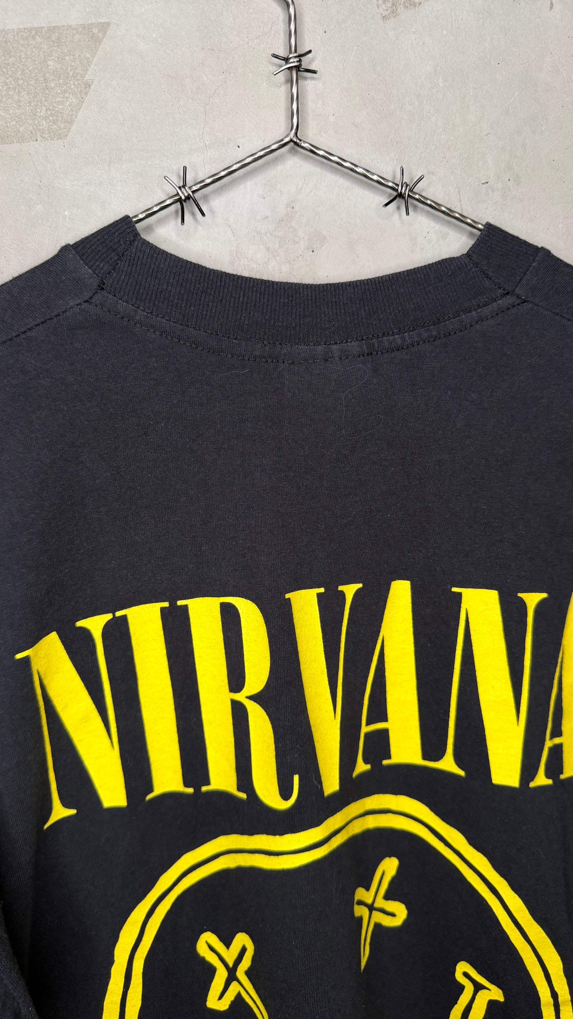 NIRVANA KURT COBAIN SUICIDE NOTE LONG SLEEVE TEE