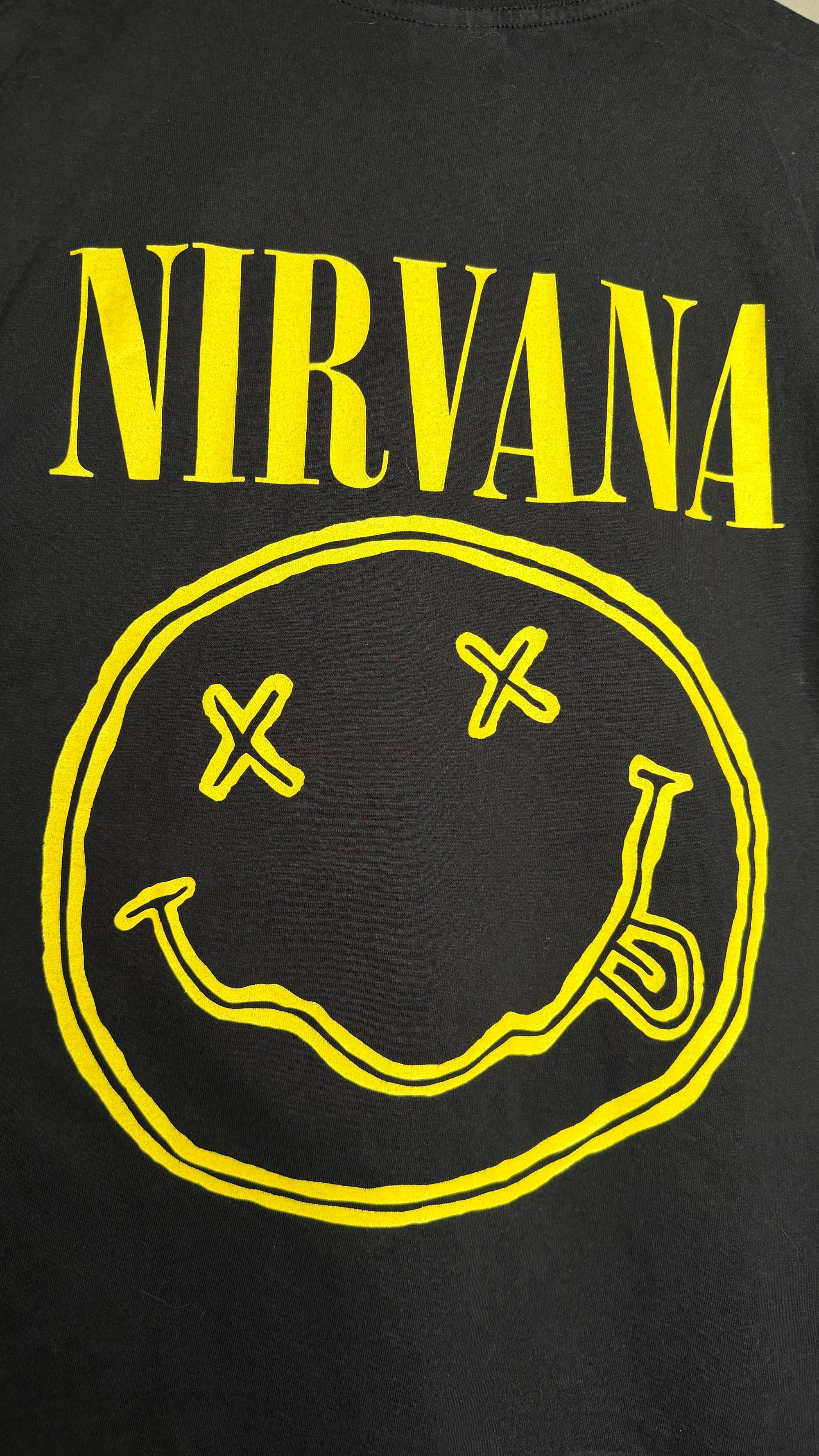 NIRVANA KURT COBAIN SUICIDE NOTE LONG SLEEVE TEE