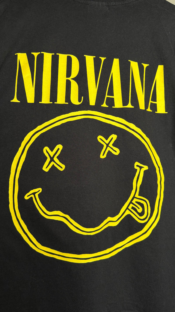 NIRVANA KURT COBAIN SUICIDE NOTE LONG SLEEVE TEE