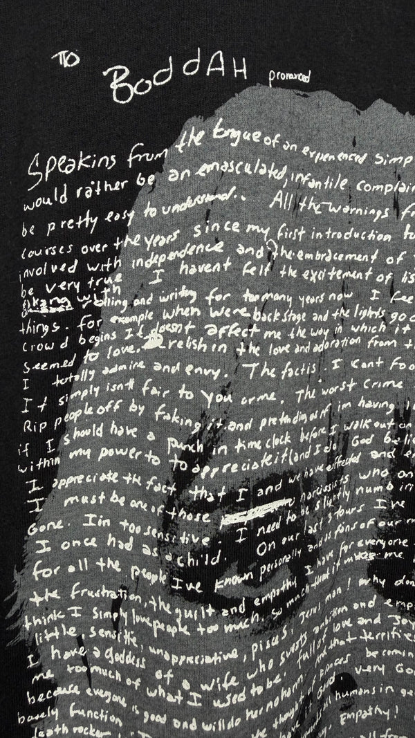 NIRVANA KURT COBAIN SUICIDE NOTE LONG SLEEVE TEE