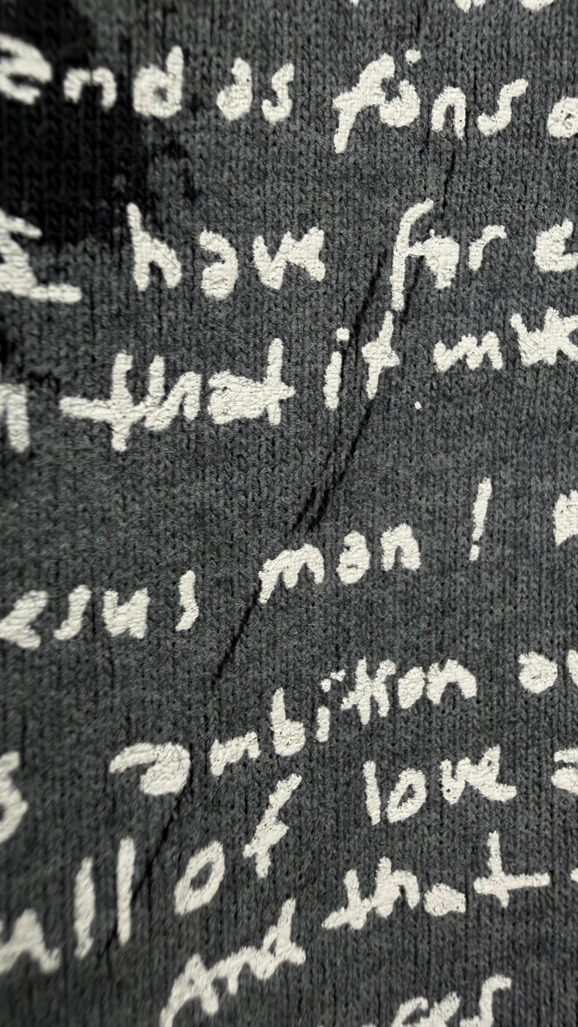 NIRVANA KURT COBAIN SUICIDE NOTE LONG SLEEVE TEE
