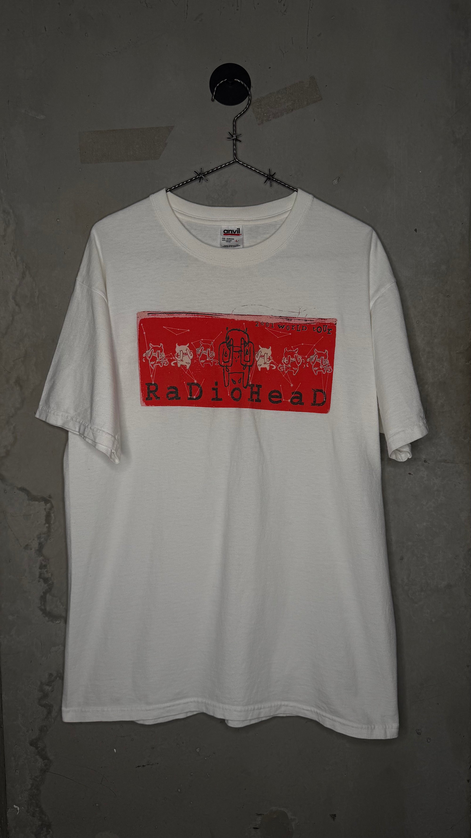RADIOHEAD AMNESIAC US TOUR LOT TEE 01’