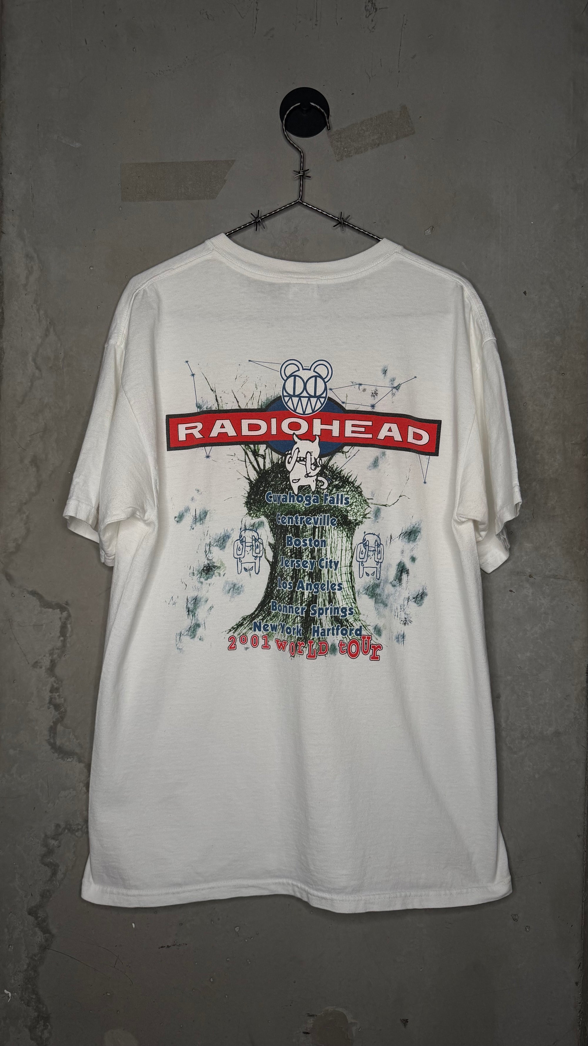 RADIOHEAD AMNESIAC US TOUR LOT TEE 01’