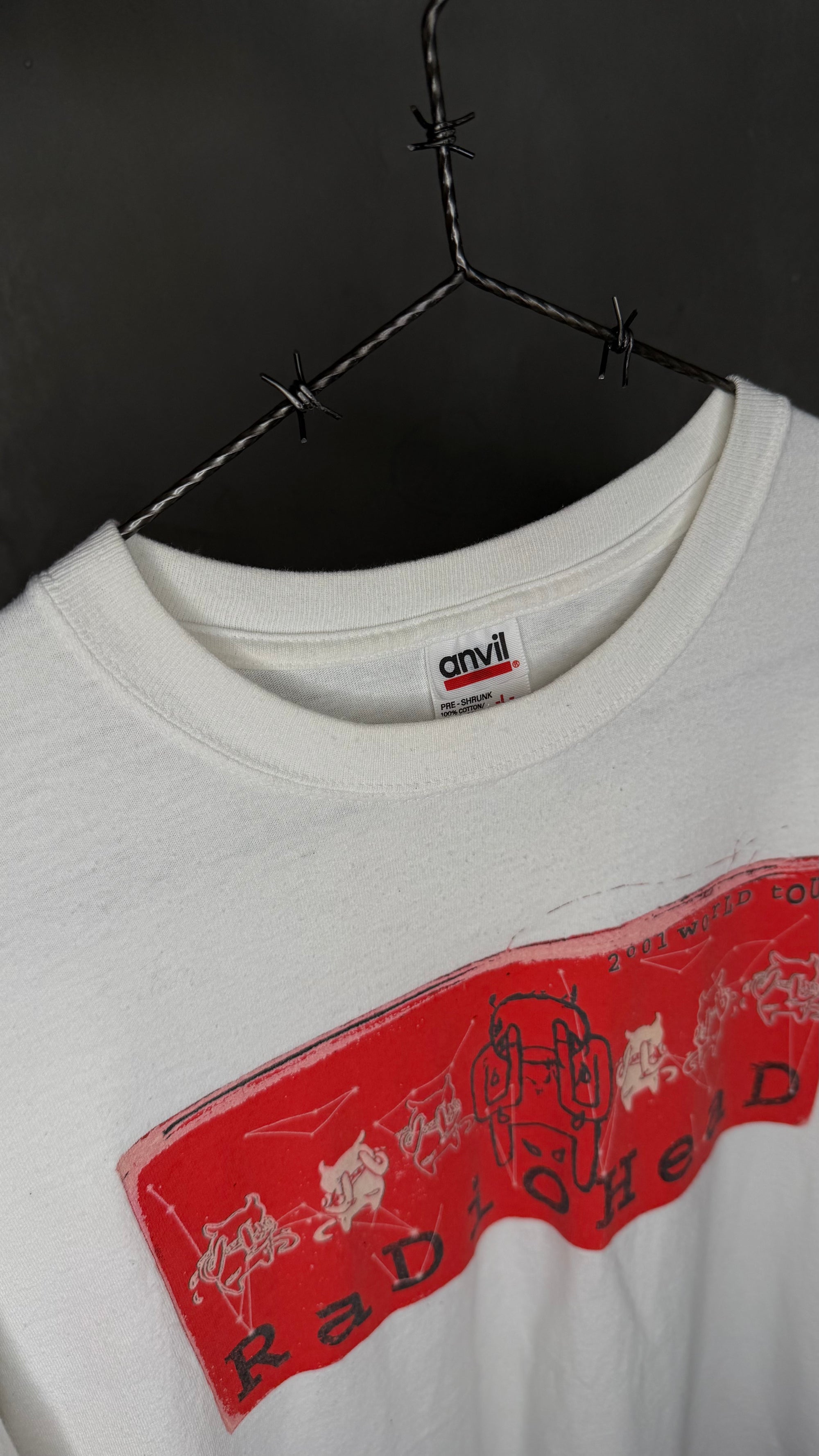 RADIOHEAD AMNESIAC US TOUR LOT TEE 01’