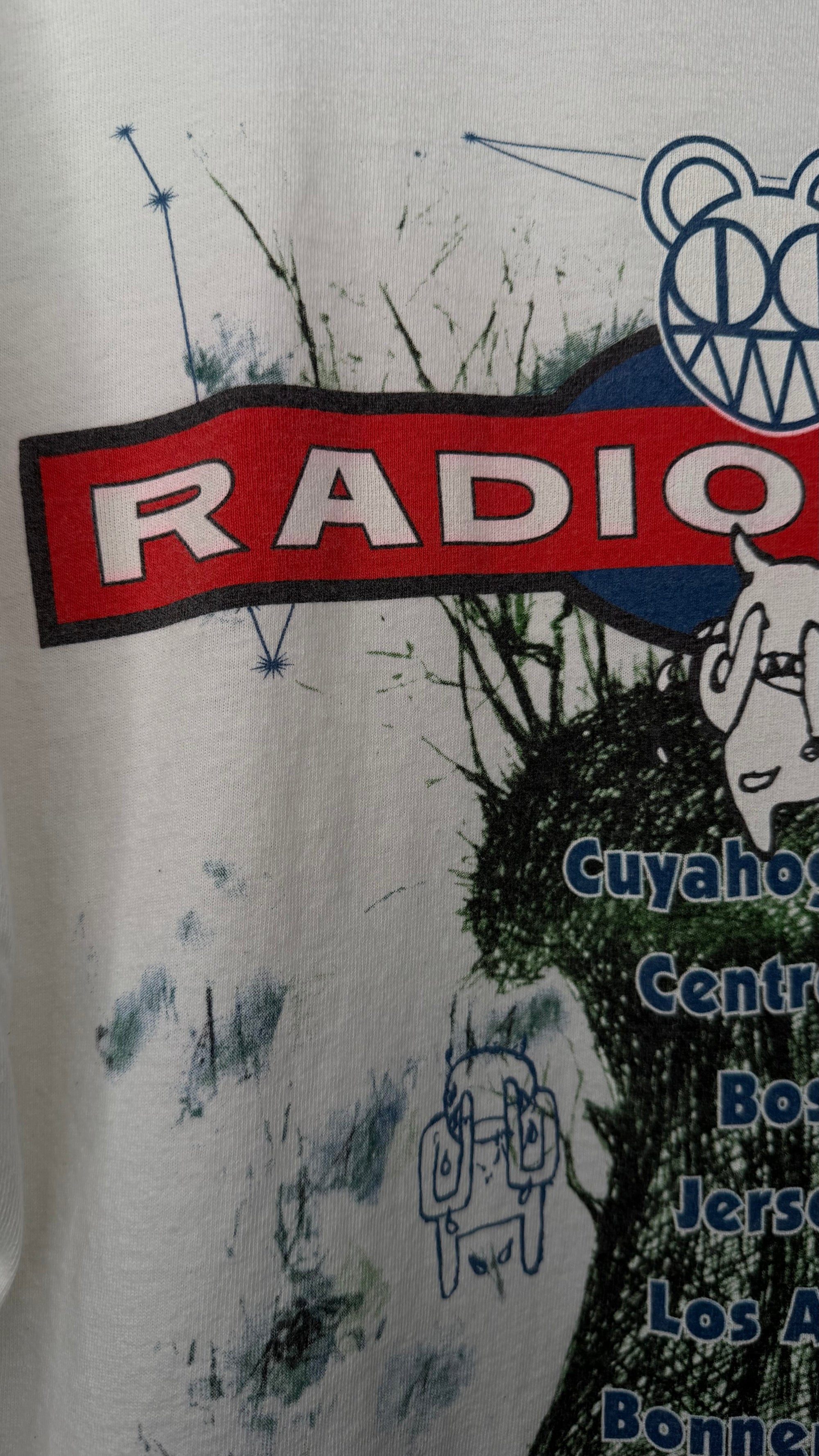 RADIOHEAD AMNESIAC US TOUR LOT TEE 01’