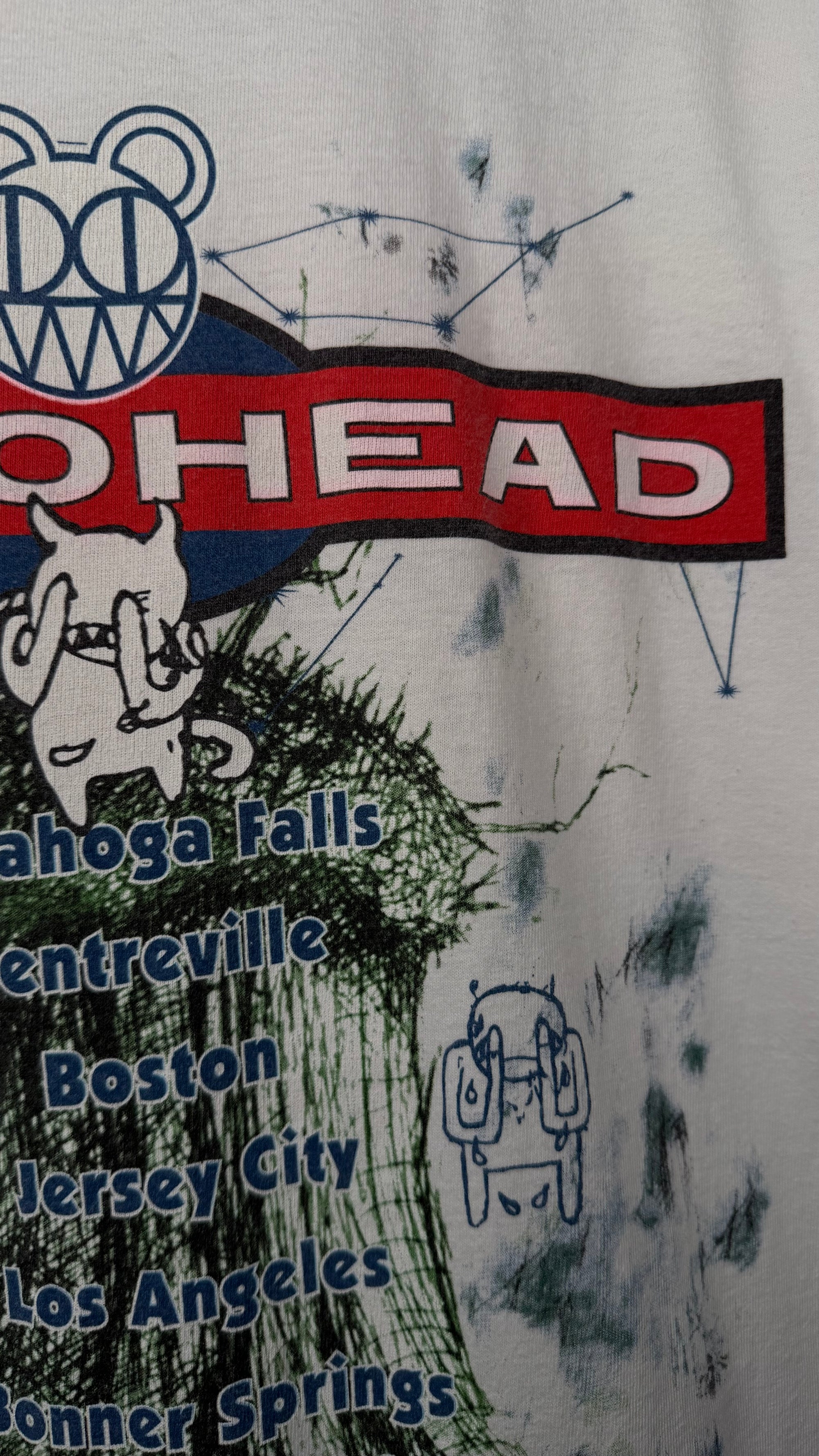RADIOHEAD AMNESIAC US TOUR LOT TEE 01’