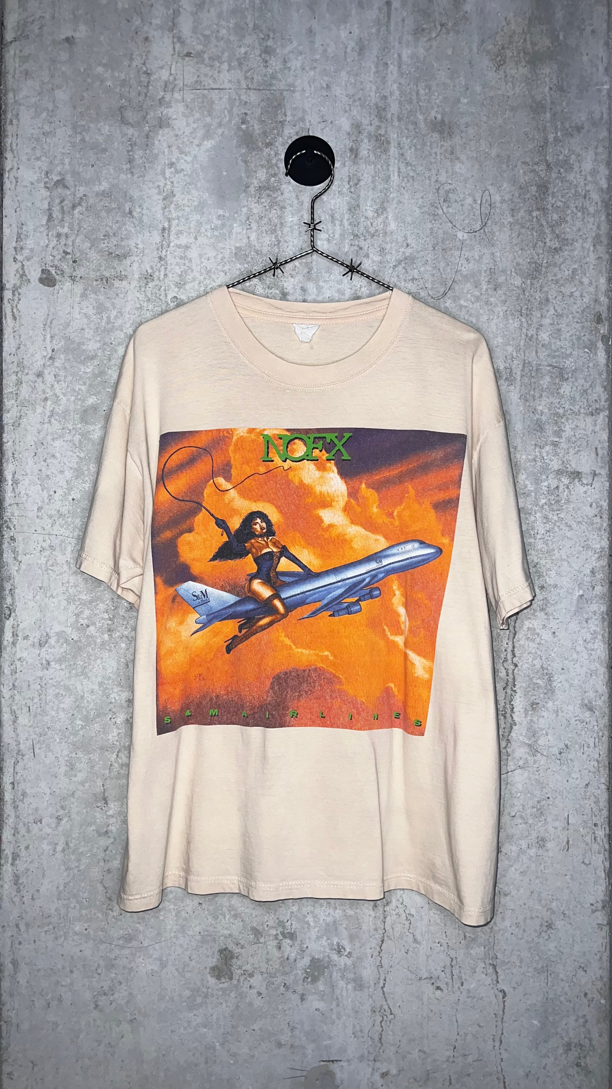NOFX S&M AIRLINES ALBUM PROMO TEE | EPITAPH RECORDS BACK HIT