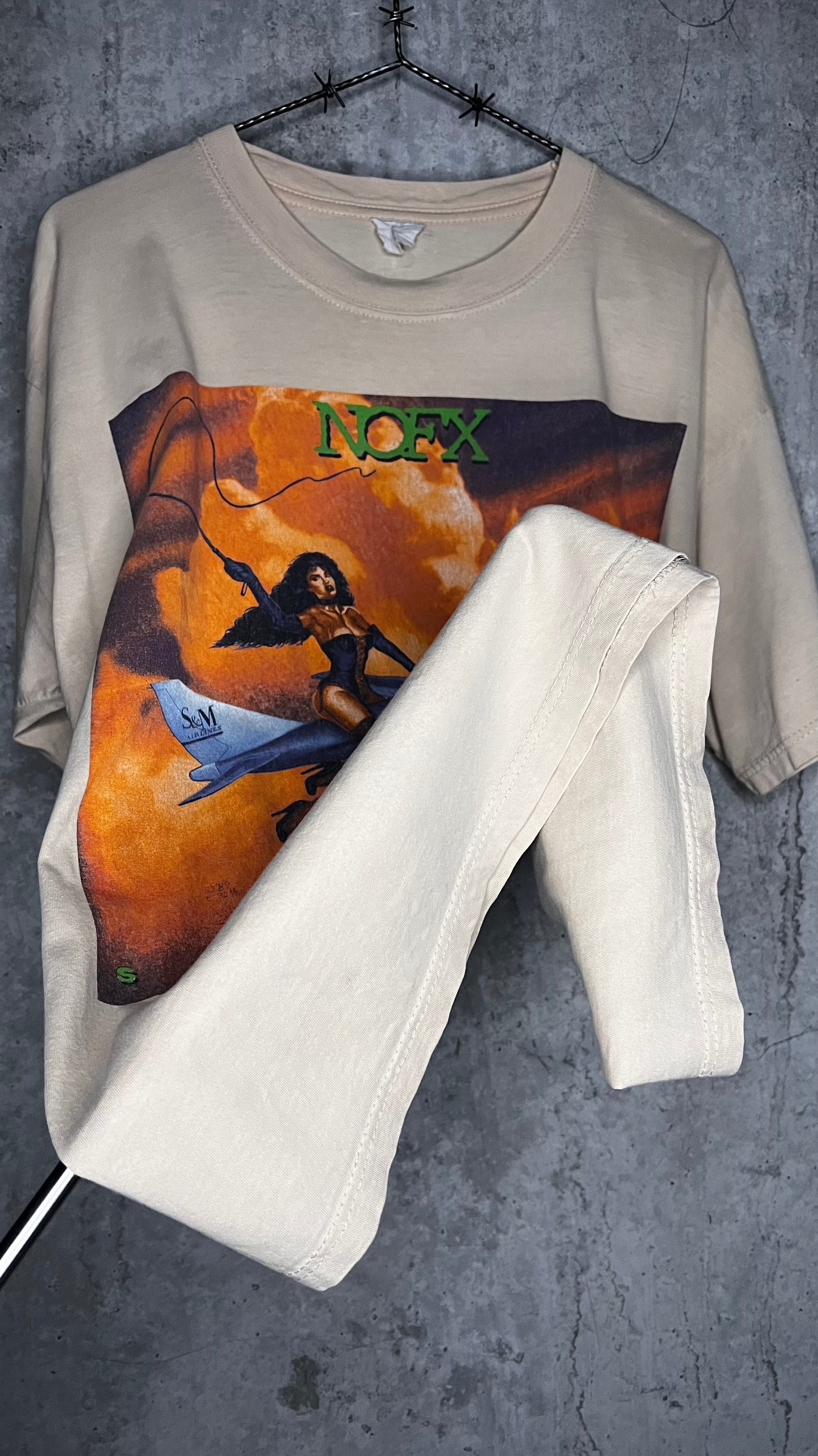 NOFX S&M AIRLINES ALBUM PROMO TEE | EPITAPH RECORDS BACK HIT