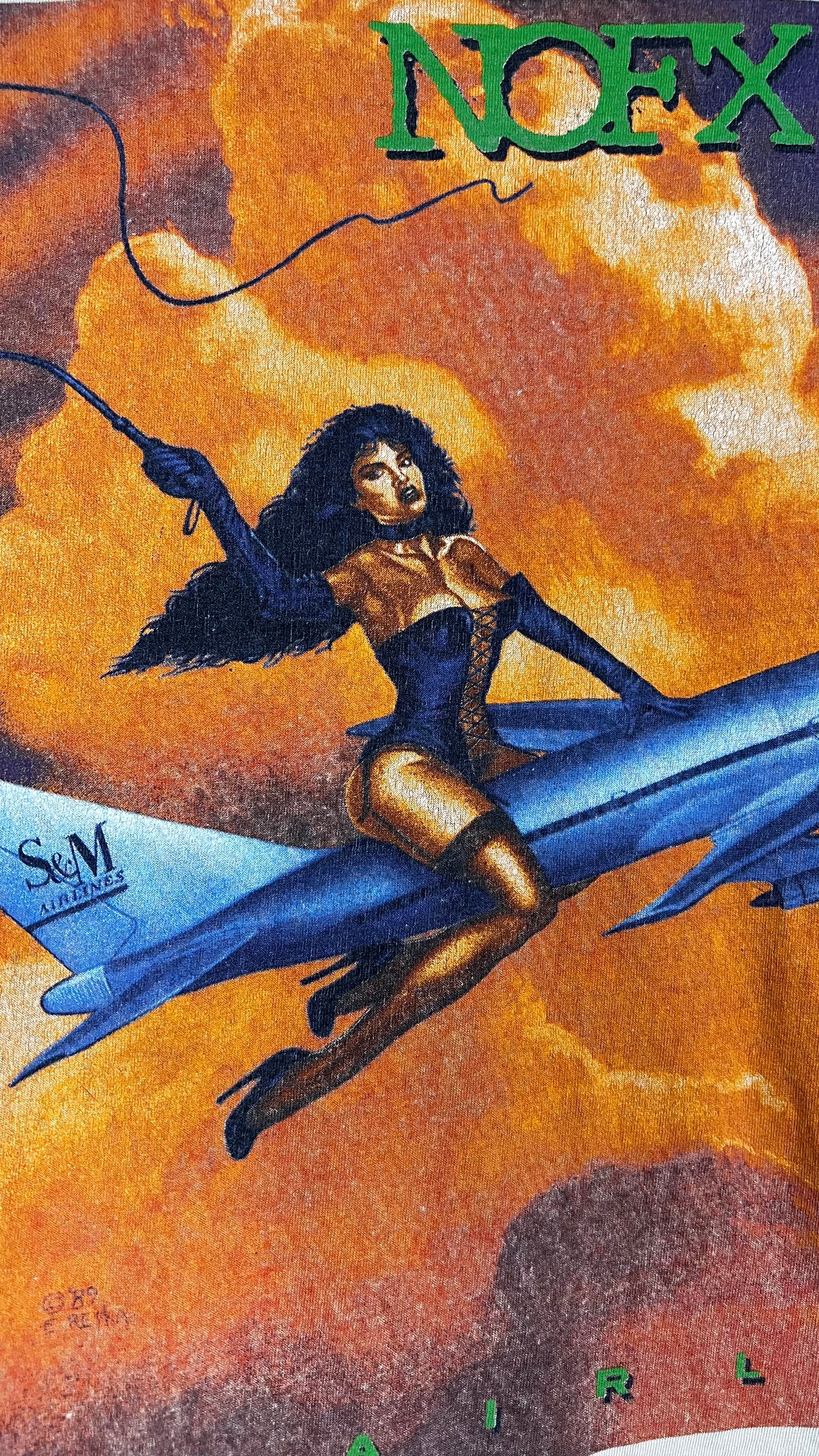 NOFX S&M AIRLINES ALBUM PROMO TEE | EPITAPH RECORDS BACK HIT