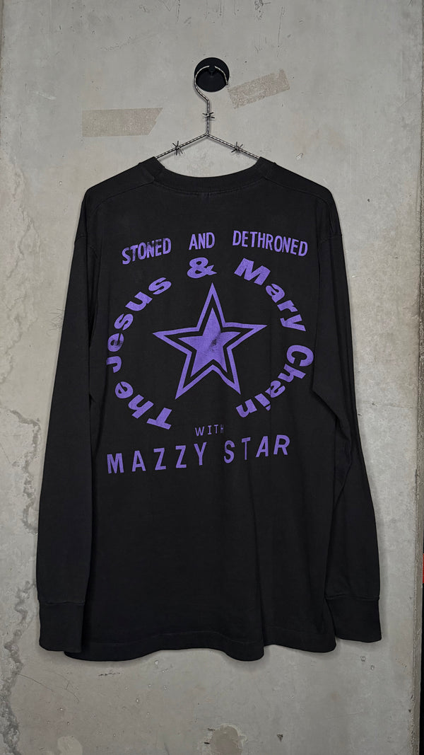 THE JESUS & MARY CHAIN WITH MAZZY STAR ‘STONED AND DETHRONED’ TOUR LONGSLEEVE TEE