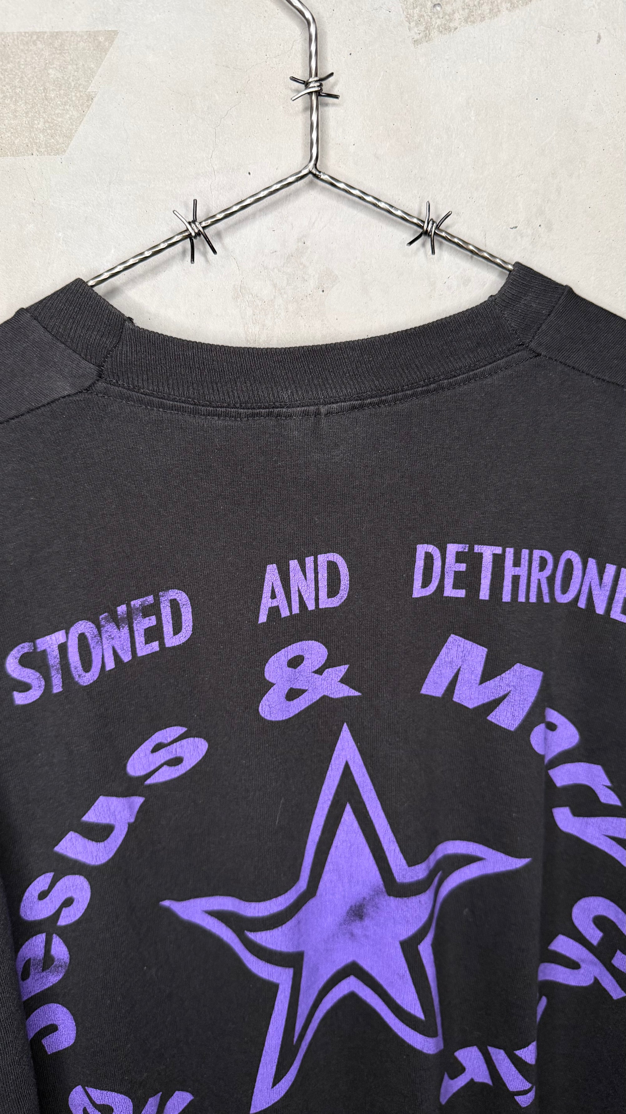 THE JESUS & MARY CHAIN WITH MAZZY STAR ‘STONED AND DETHRONED’ TOUR LONGSLEEVE TEE