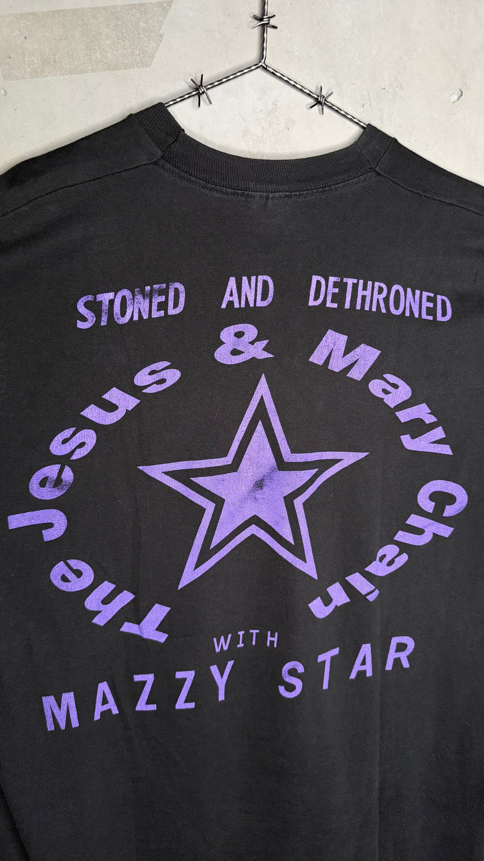 THE JESUS & MARY CHAIN WITH MAZZY STAR ‘STONED AND DETHRONED’ TOUR LONGSLEEVE TEE