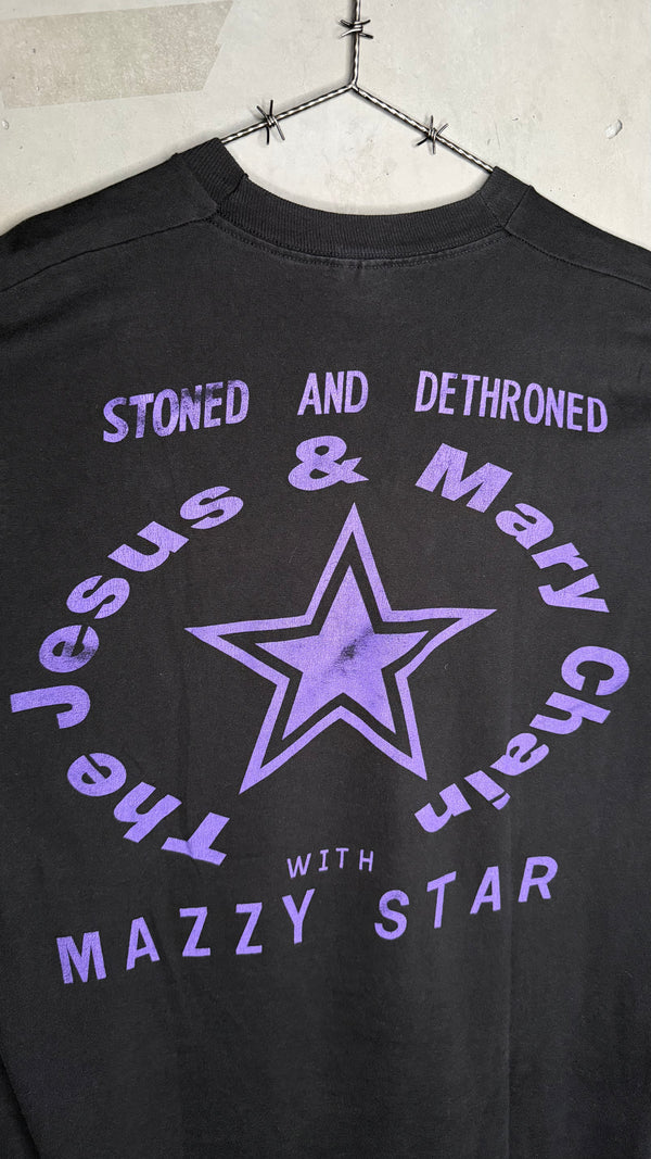 THE JESUS & MARY CHAIN WITH MAZZY STAR ‘STONED AND DETHRONED’ TOUR LONGSLEEVE TEE