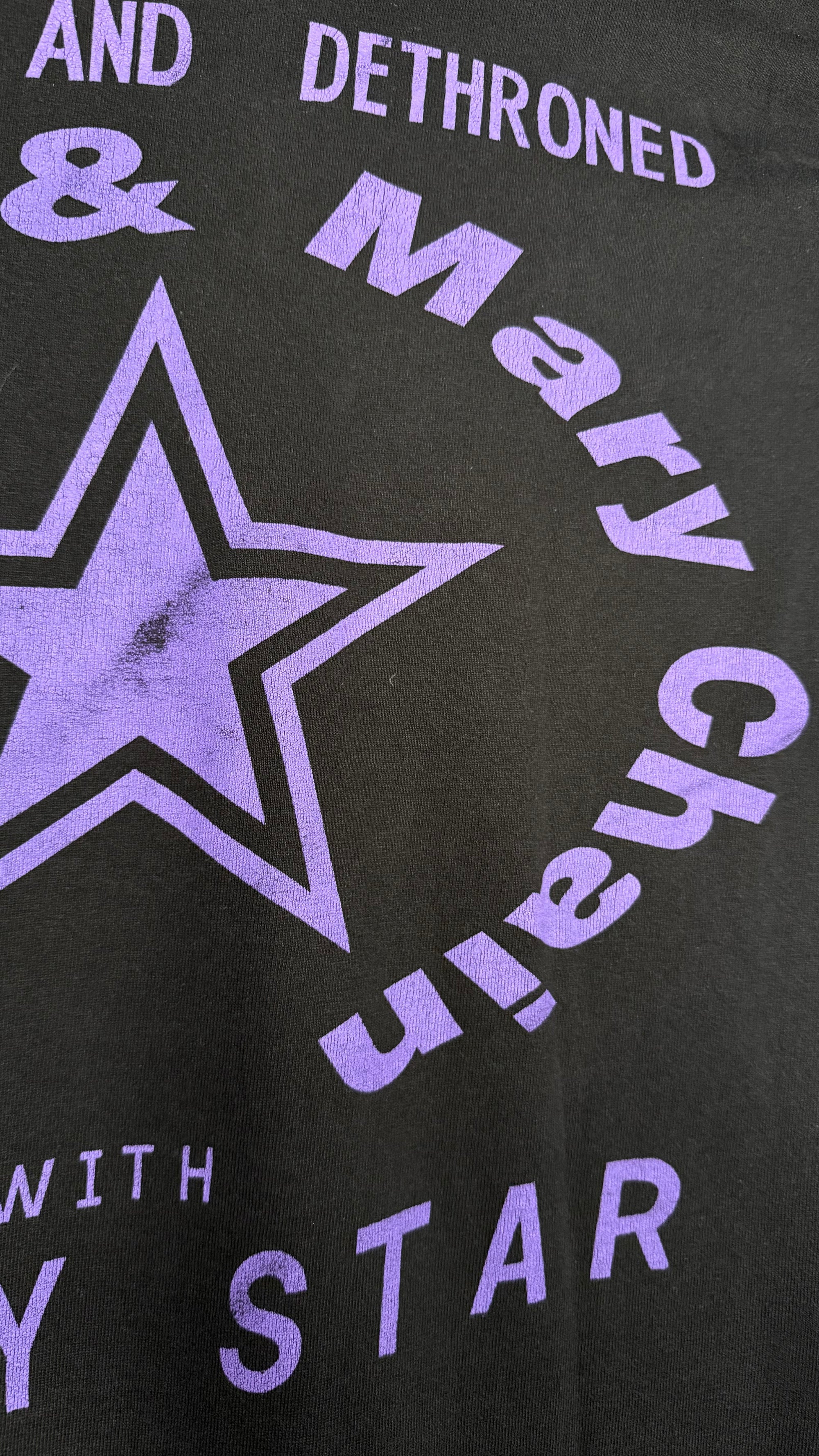 THE JESUS & MARY CHAIN WITH MAZZY STAR ‘STONED AND DETHRONED’ TOUR LONGSLEEVE TEE
