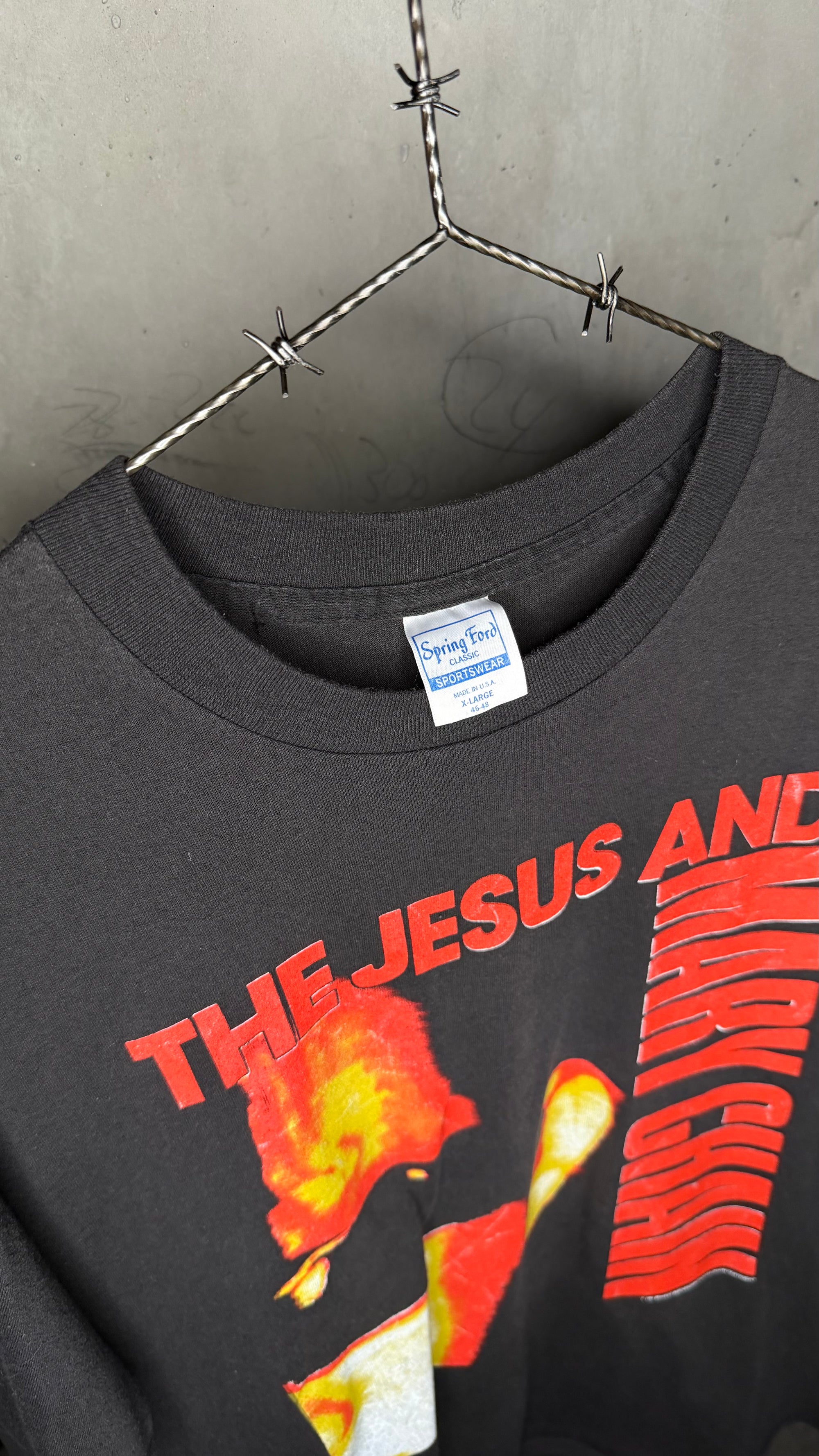 RARE THE JESUS & MARY CHAIN HAPPY WHEN IT RAINS/APRIL SKIES TEE 87’
