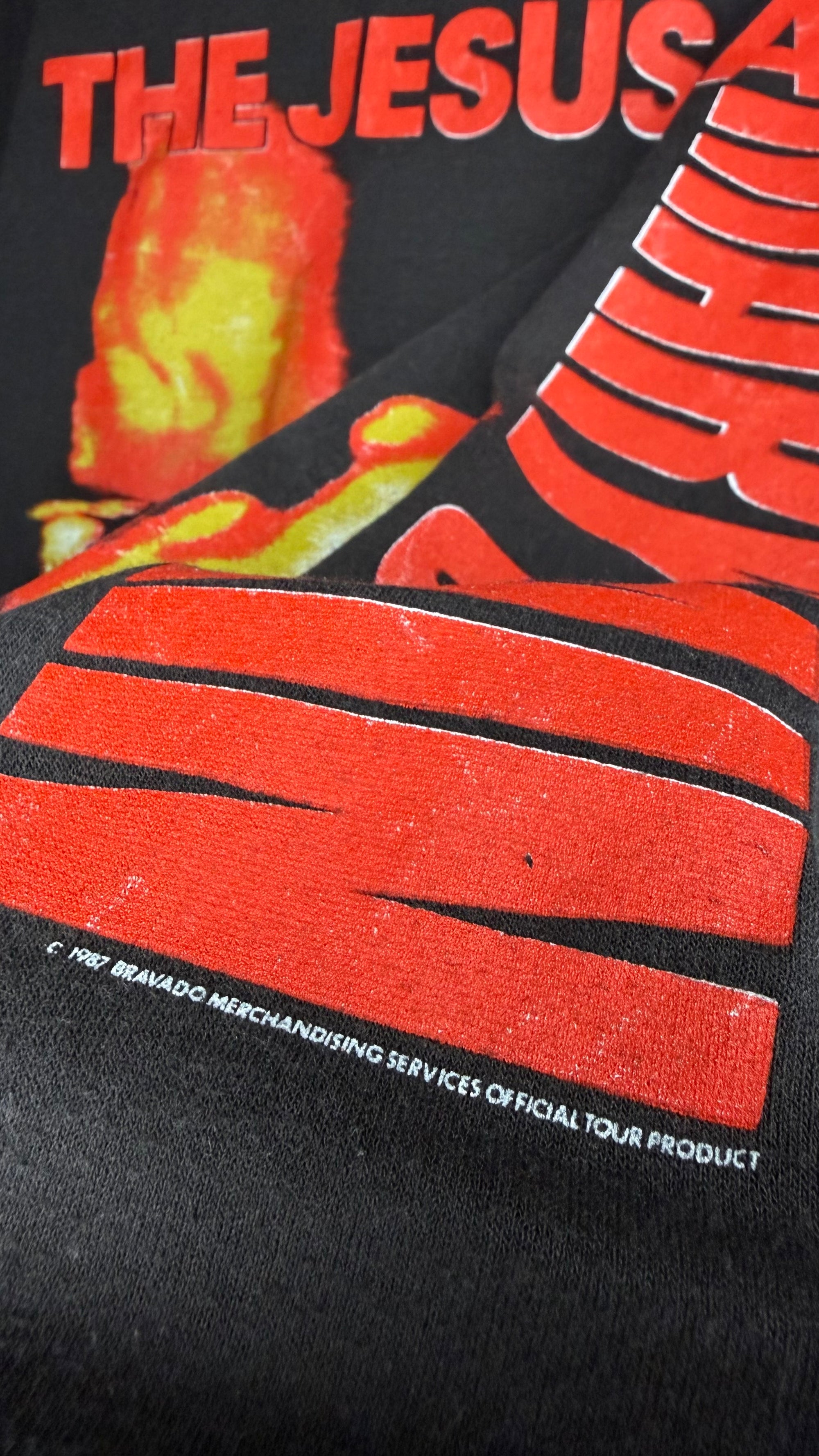 RARE THE JESUS & MARY CHAIN HAPPY WHEN IT RAINS/APRIL SKIES TEE 87’
