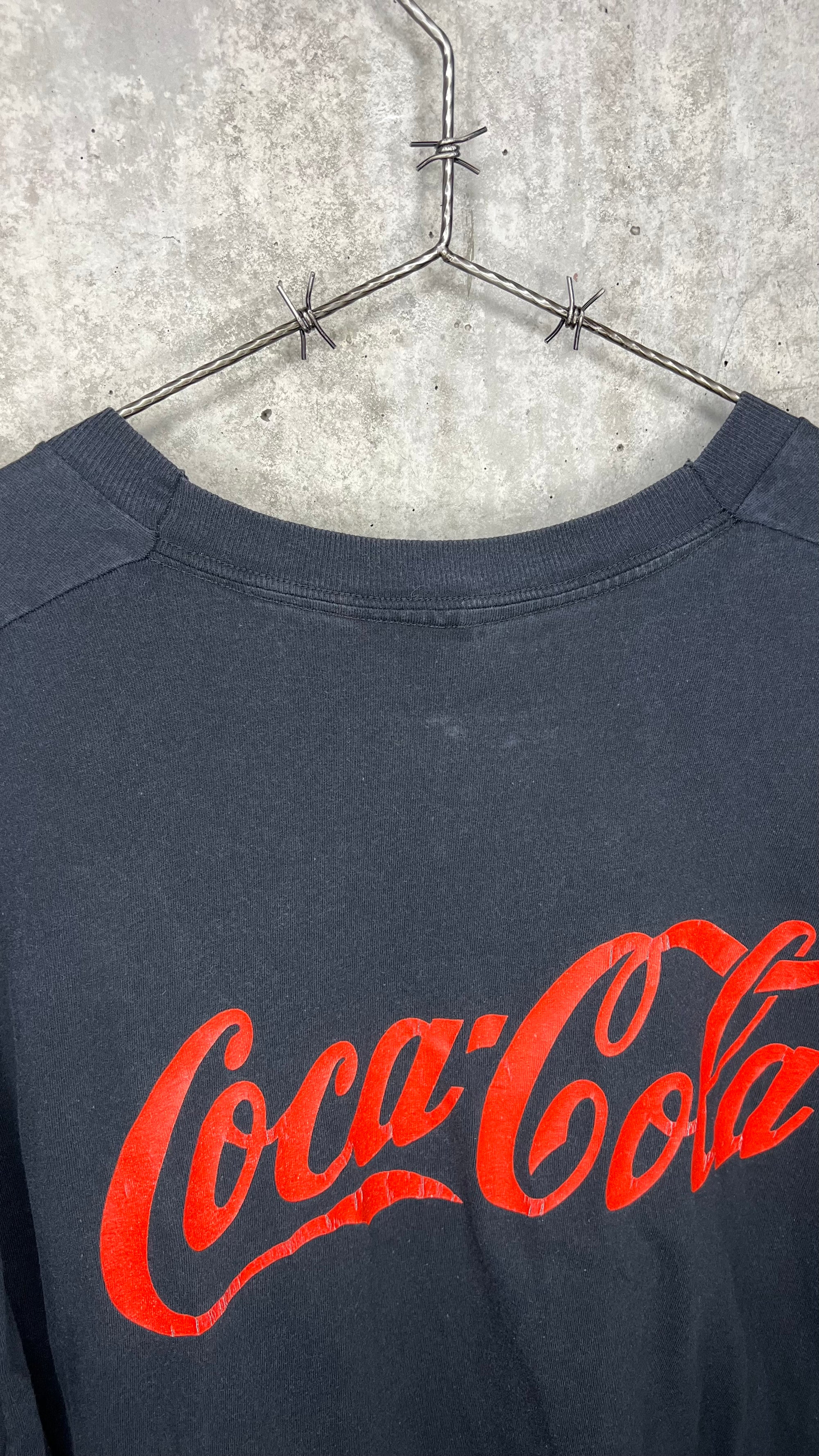 ERASER MOVIE THEATRE PROMO TEE | ULTRA RARE COCA COLA BACK HIT | ARNOLD SCHWARZENEGGER