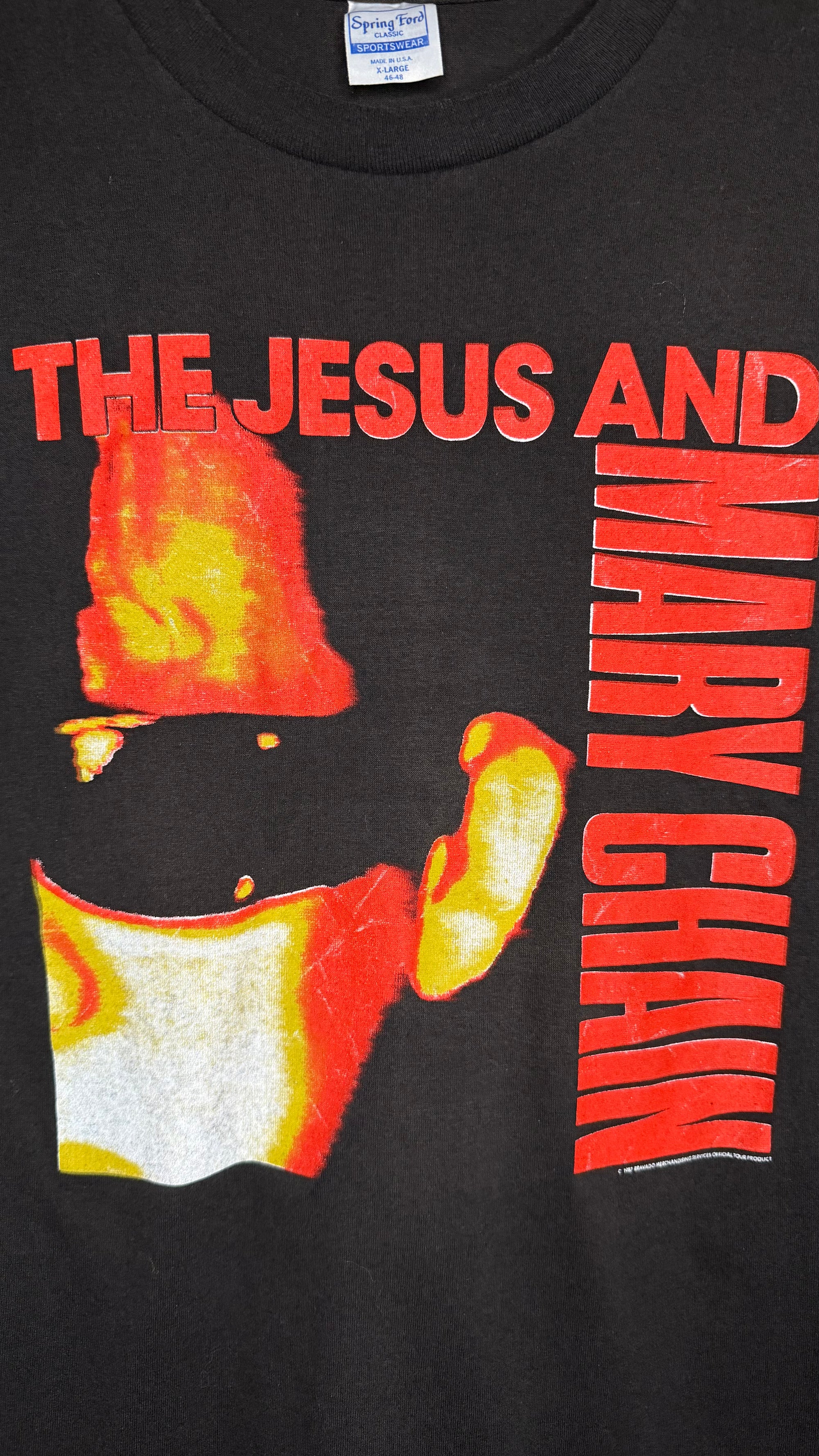RARE THE JESUS & MARY CHAIN HAPPY WHEN IT RAINS/APRIL SKIES TEE 87’